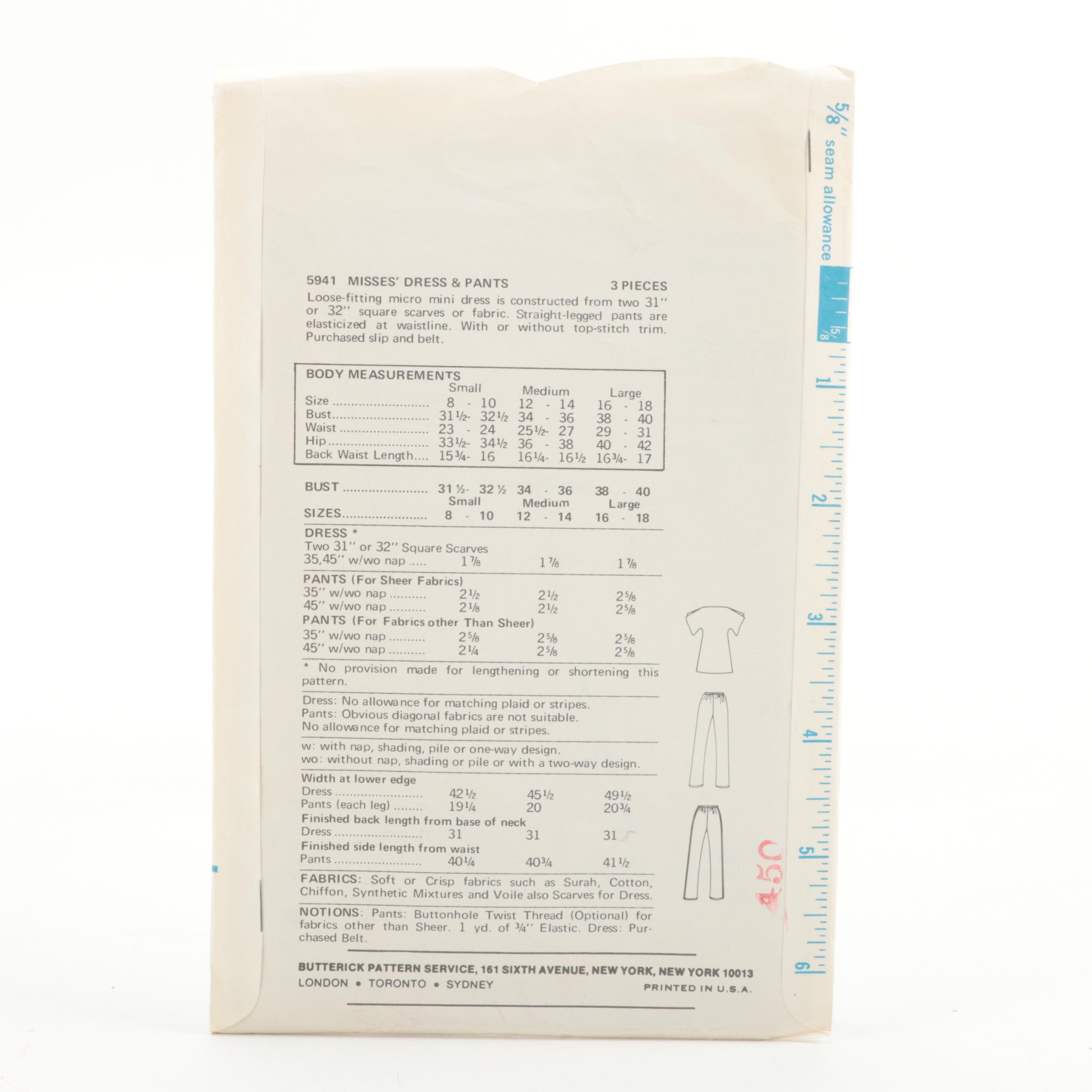 Butterick, McCall's and Other Clothing, Costume and Craft Patterns