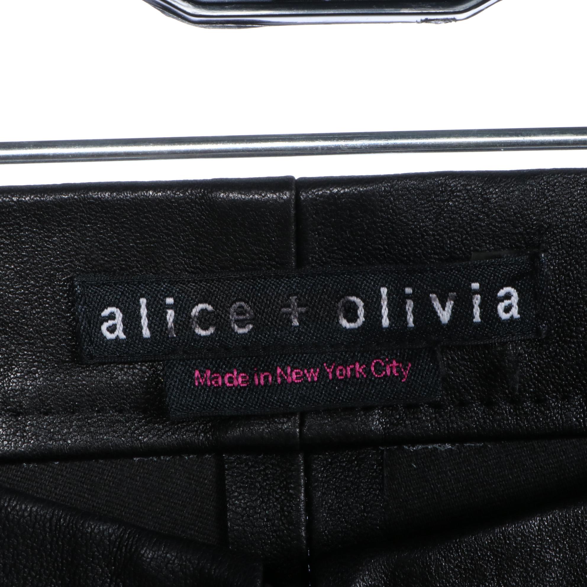 Alice + Olivia Top, Silk and Lace Blouse, and Leggings