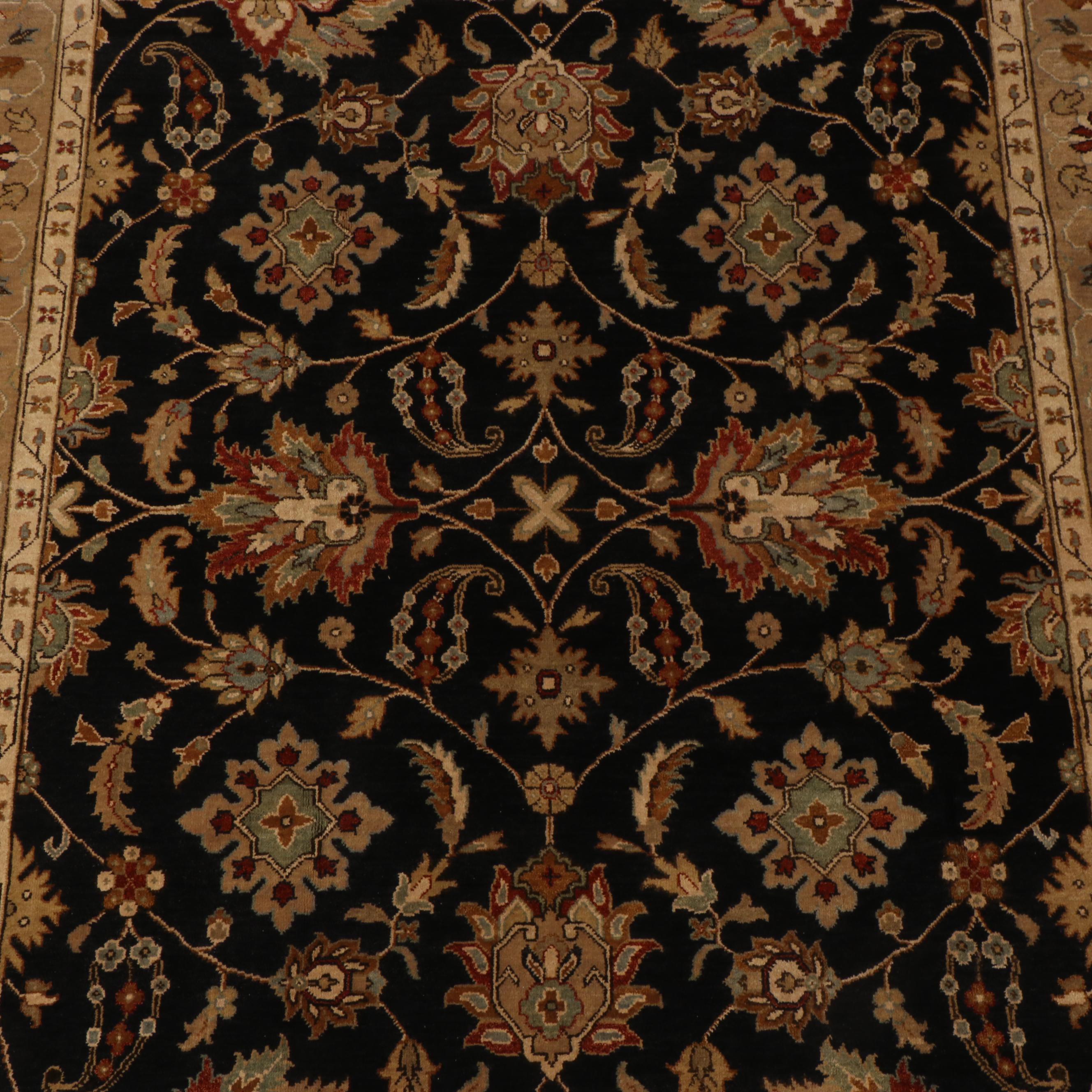 8' x 10'1 Hand-Knotted Indian Agra Area Rug
