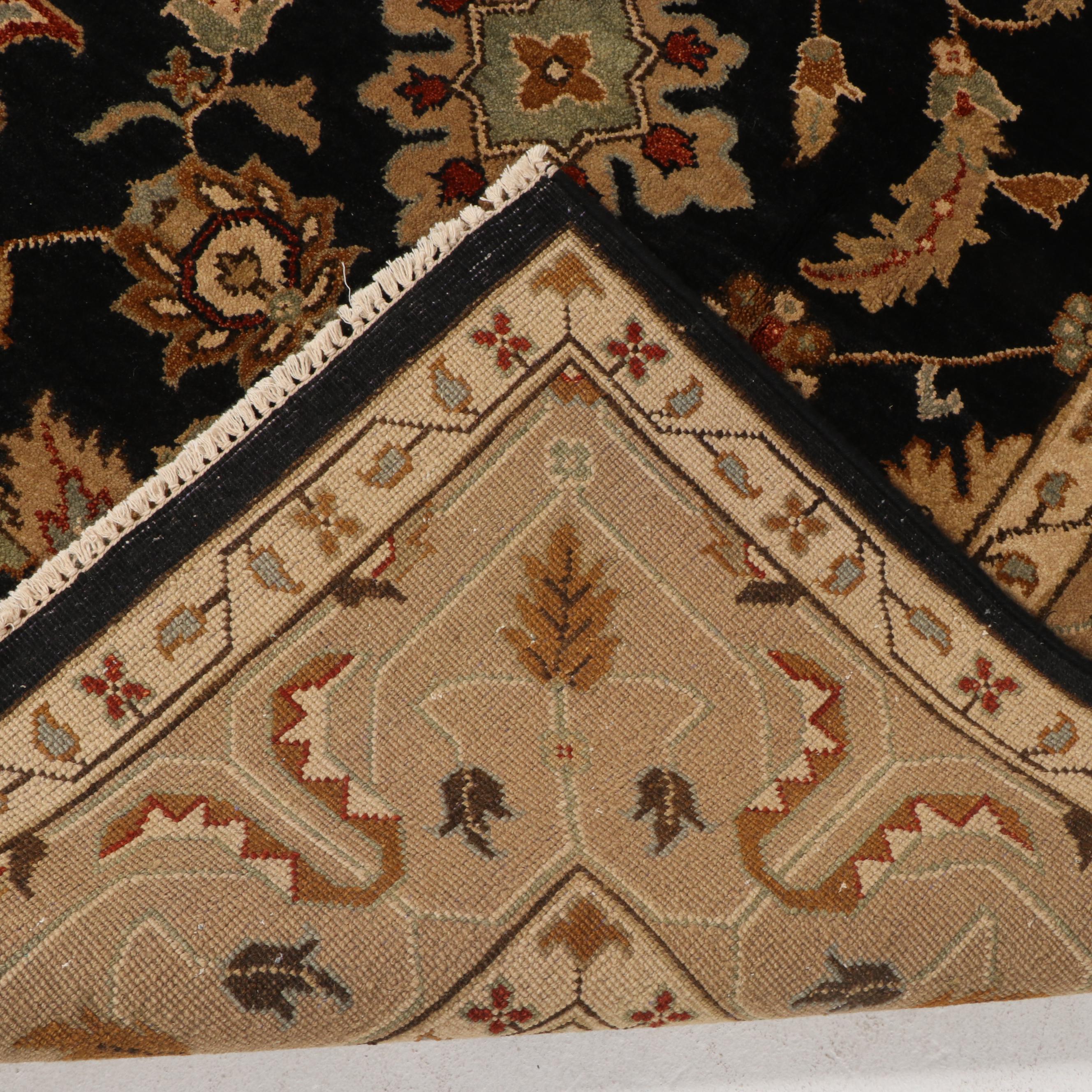 8' x 10'1 Hand-Knotted Indian Agra Area Rug