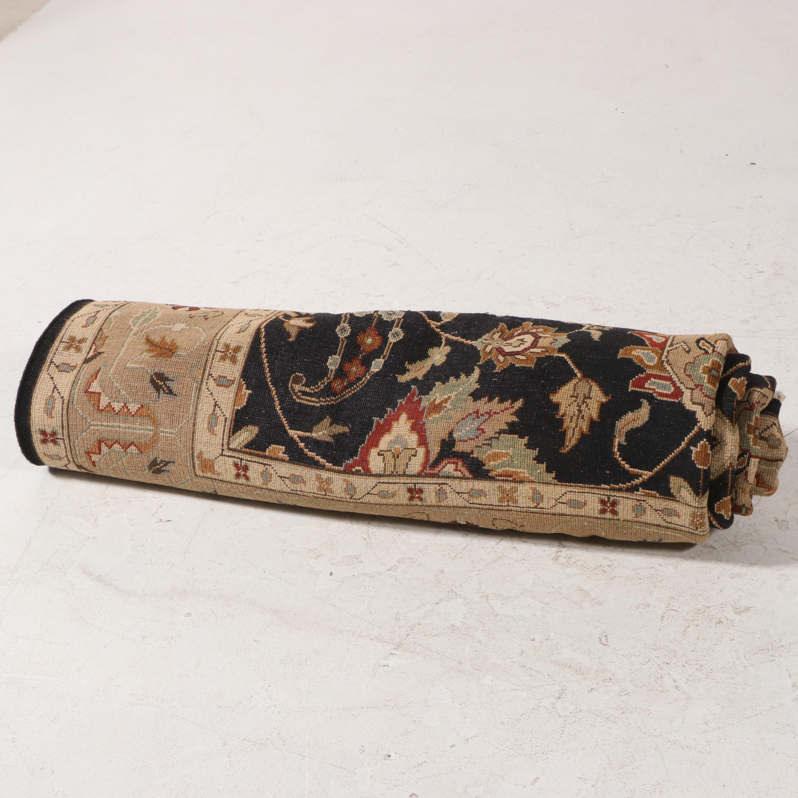 8' x 10'1 Hand-Knotted Indian Agra Area Rug