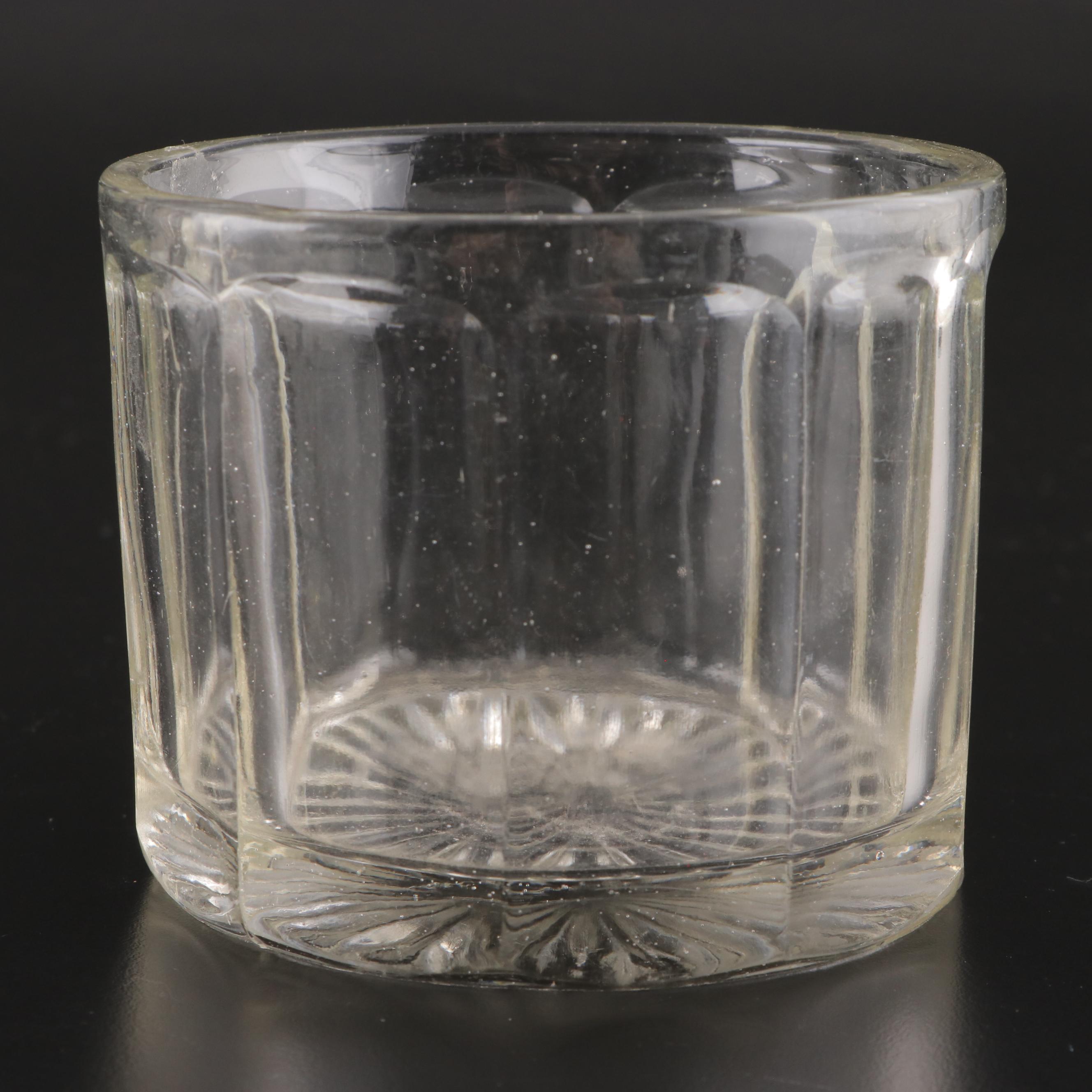 Mid Century Modern Higgins Fused Glass Plate with Other Glass Tableware