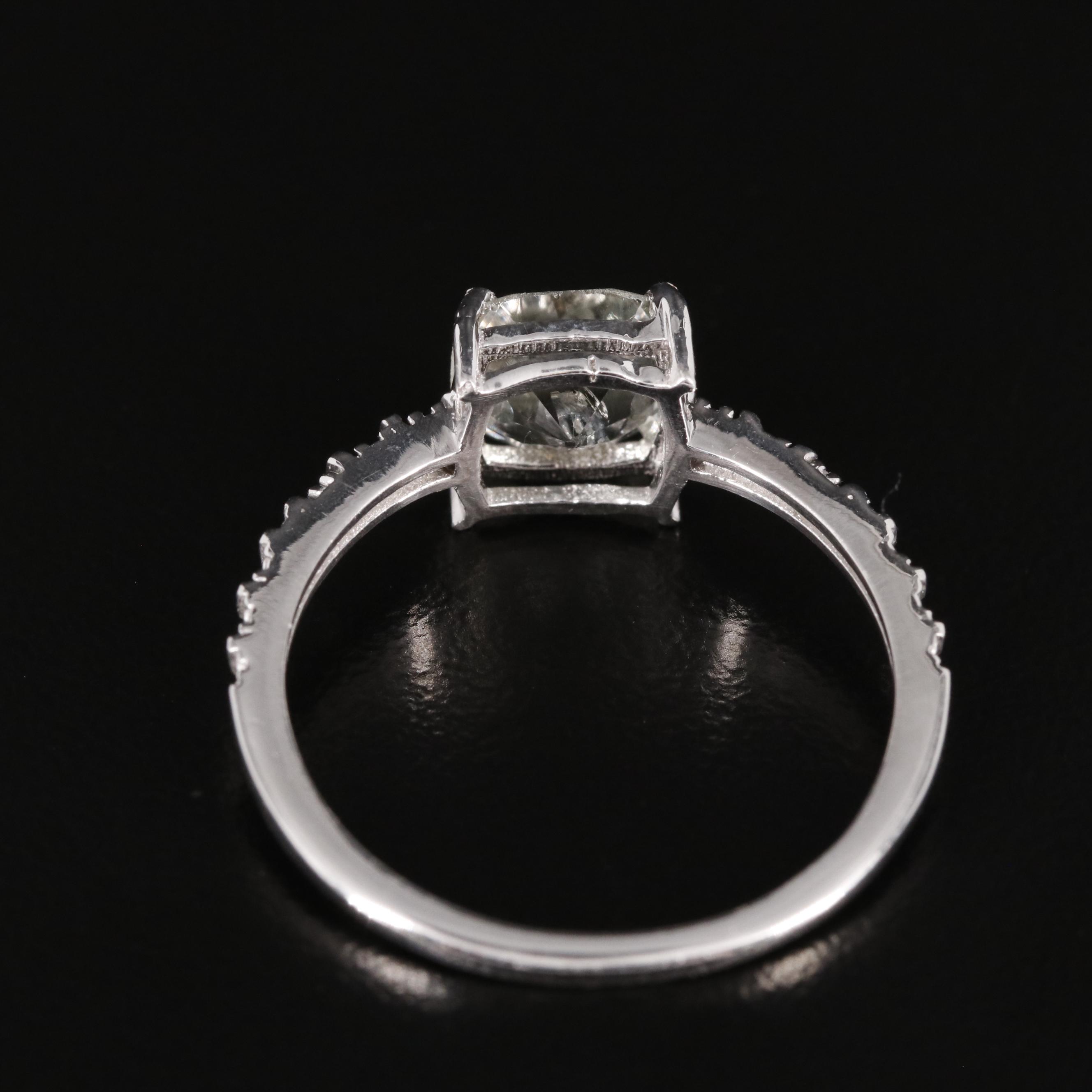 Sterling Diamond and Peridot Ring