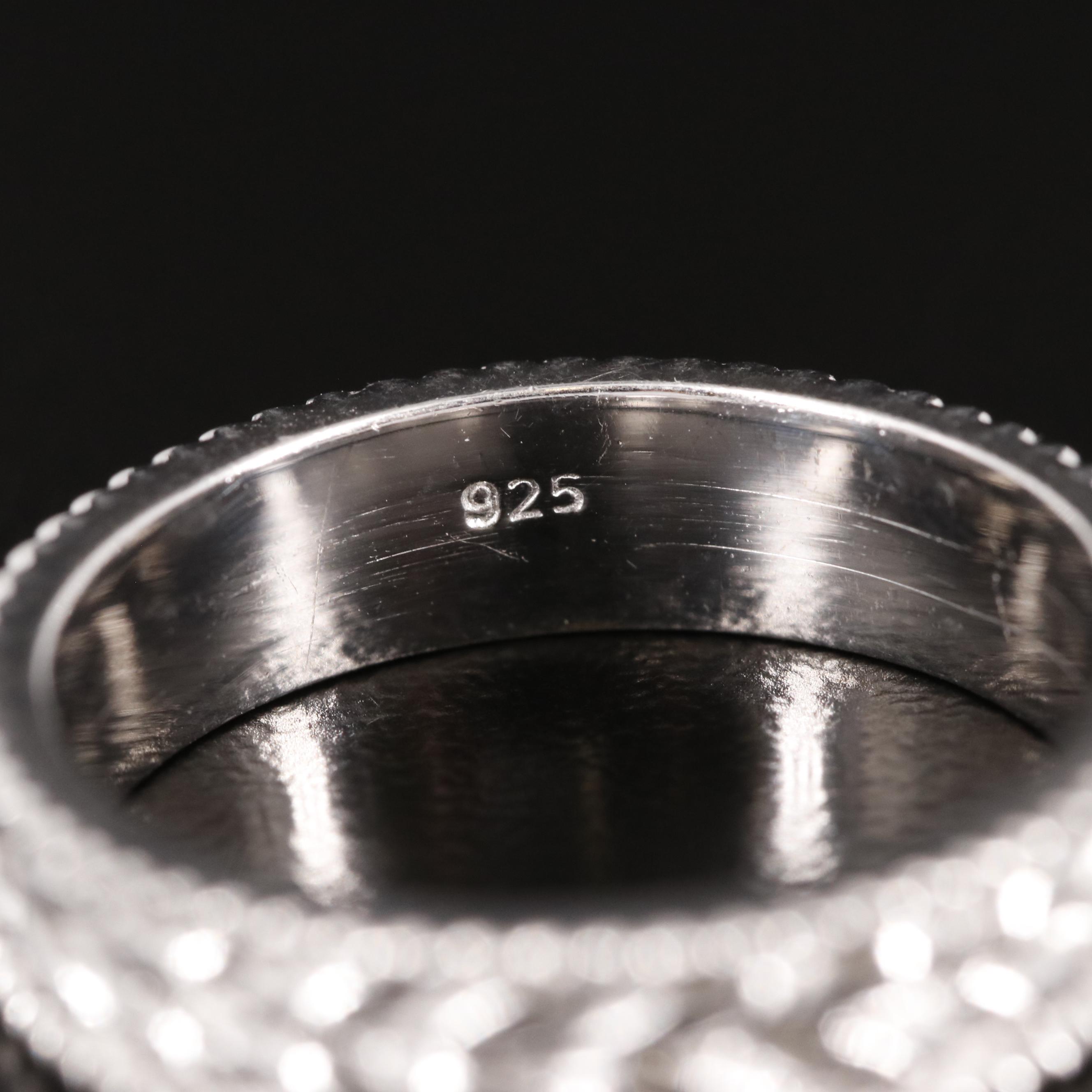 Sterling Textured Band