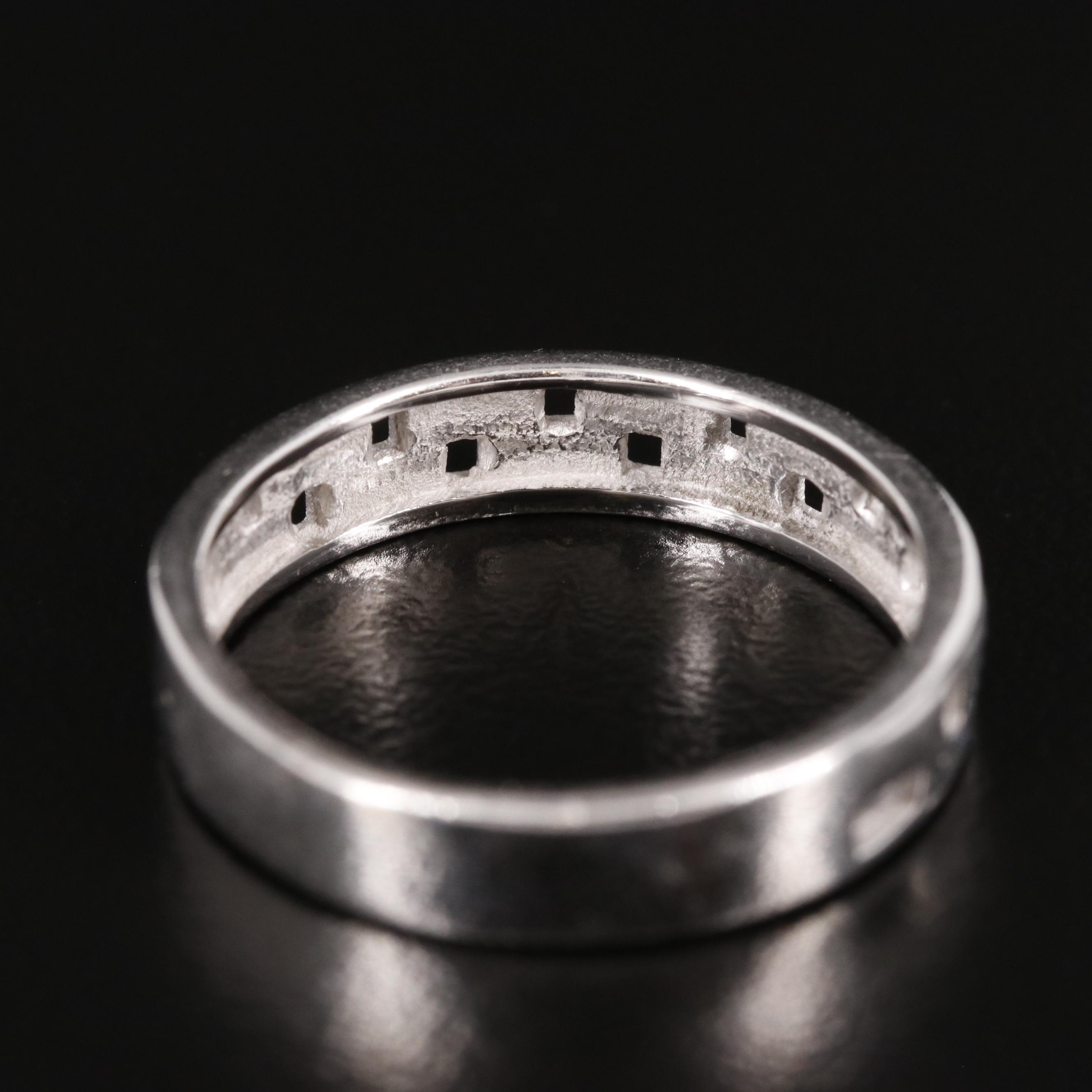 Sterling Pierced  Band