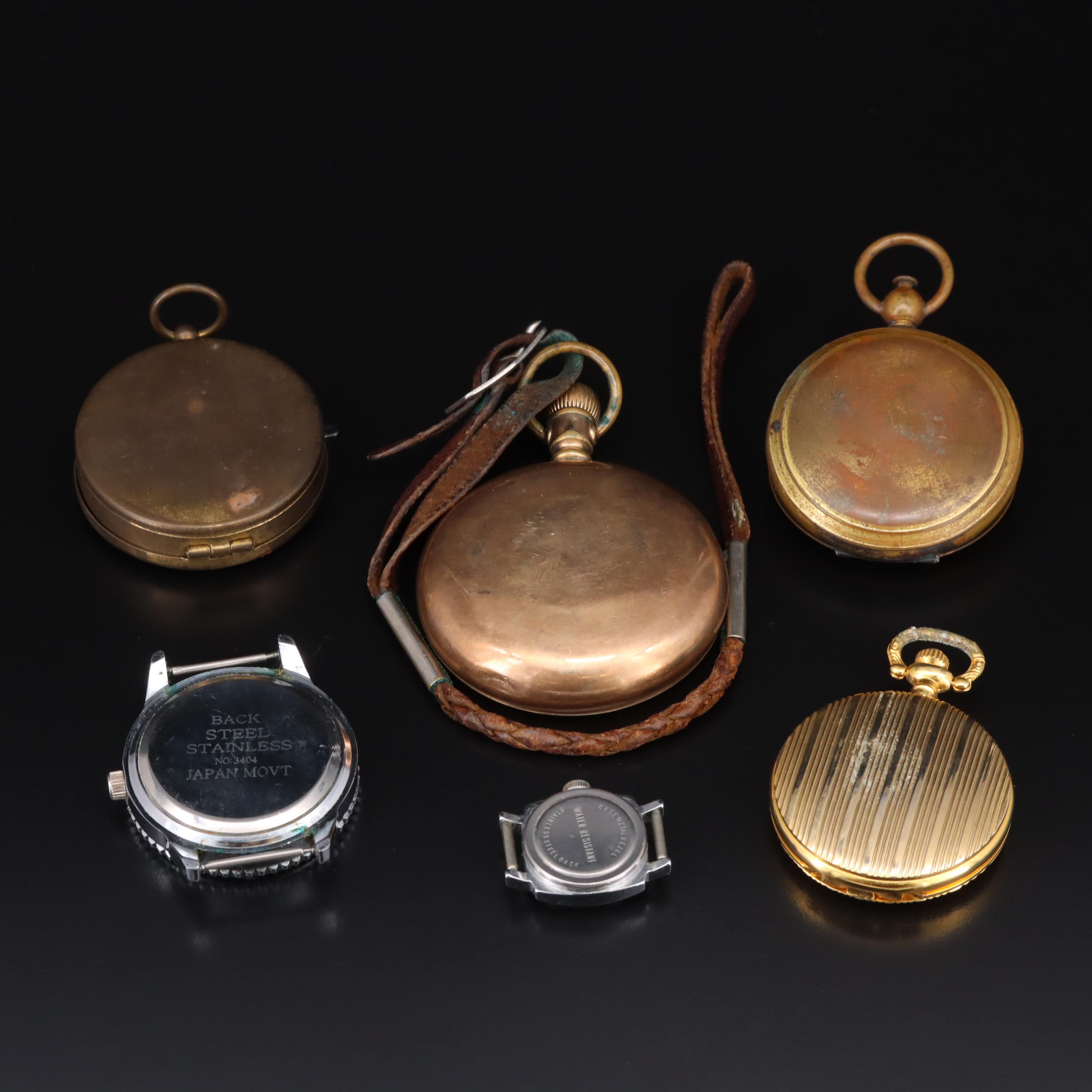 1906 Hampden and Pair of Military Compasses Featured in Watch Collection