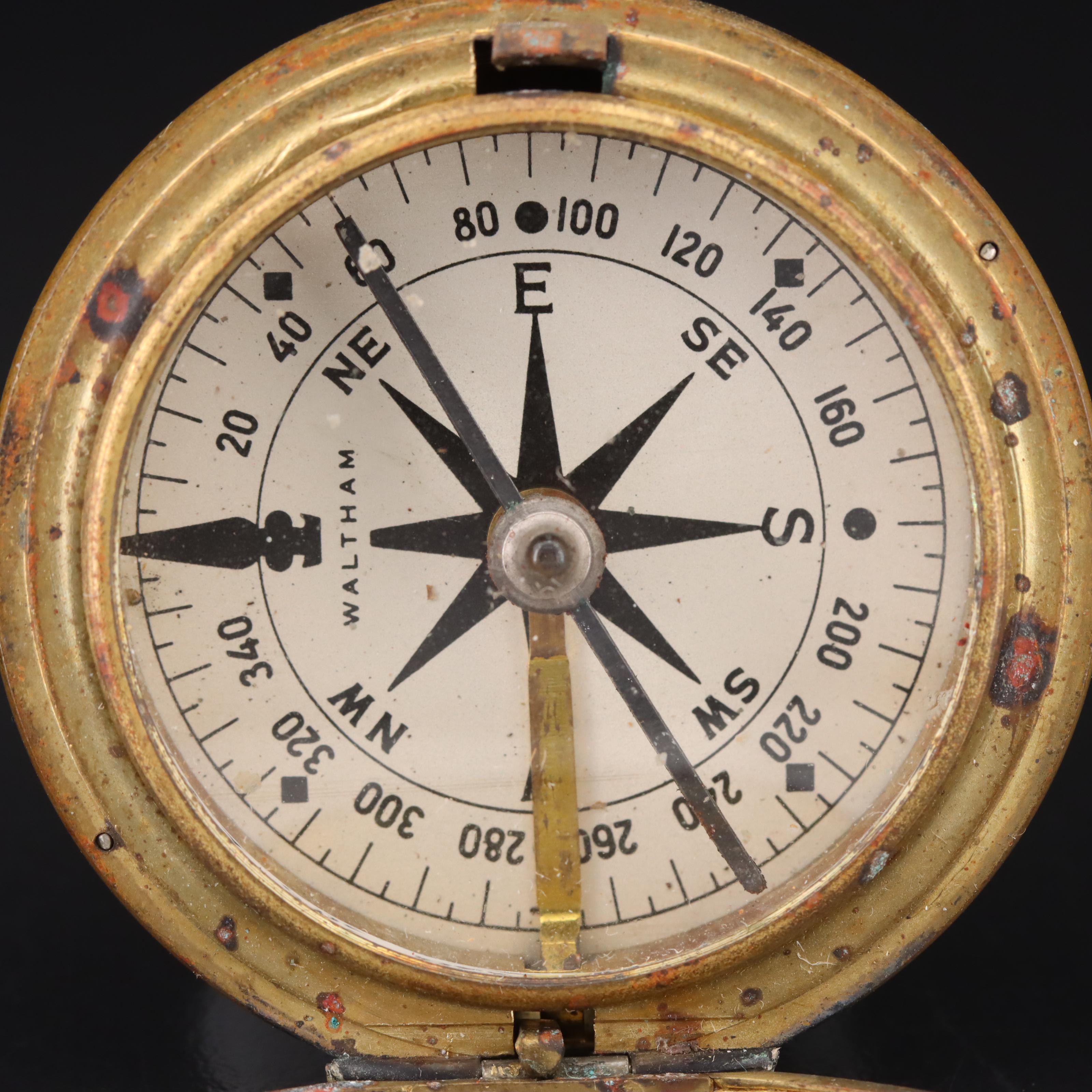 1906 Hampden and Pair of Military Compasses Featured in Watch Collection