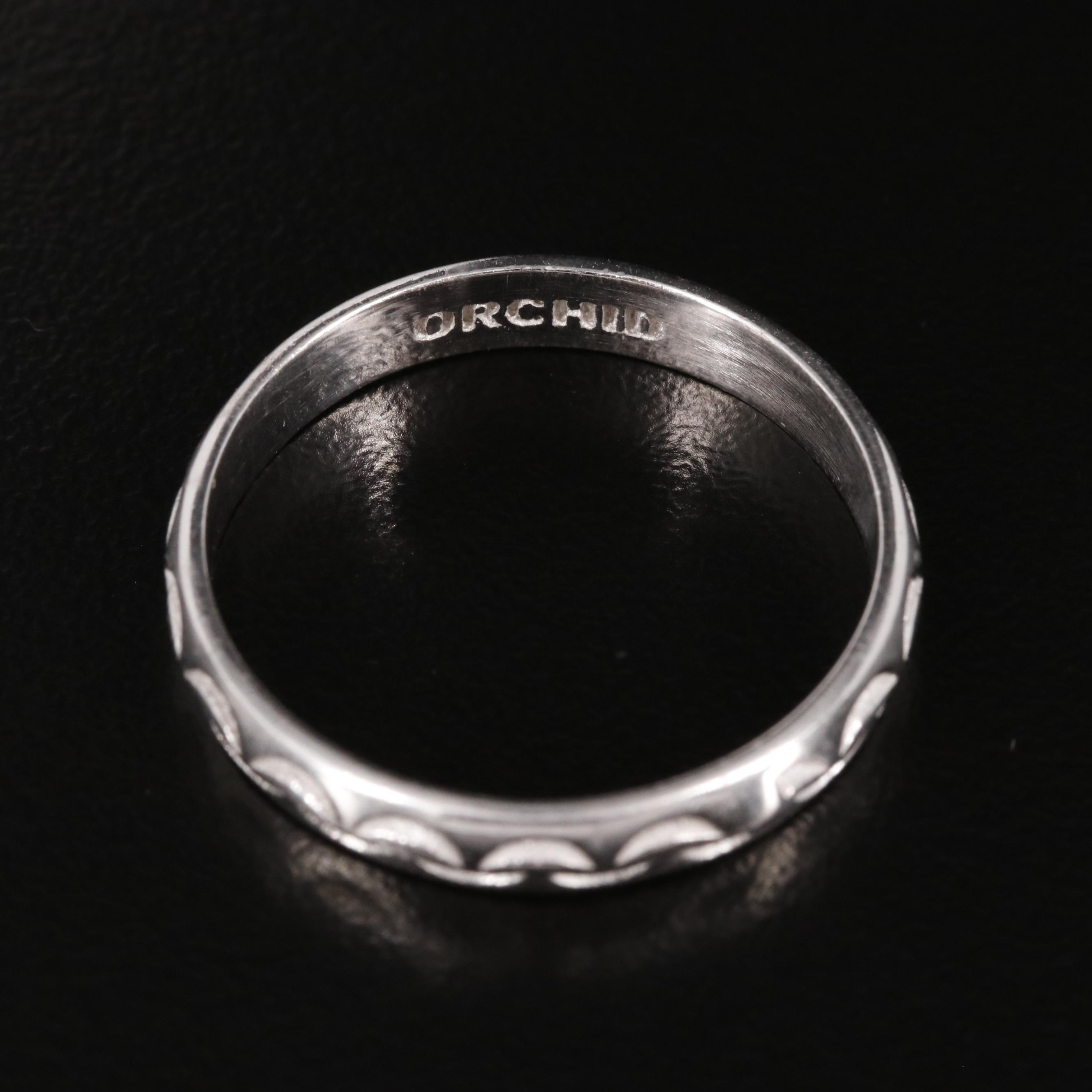 Sterling Textured Band