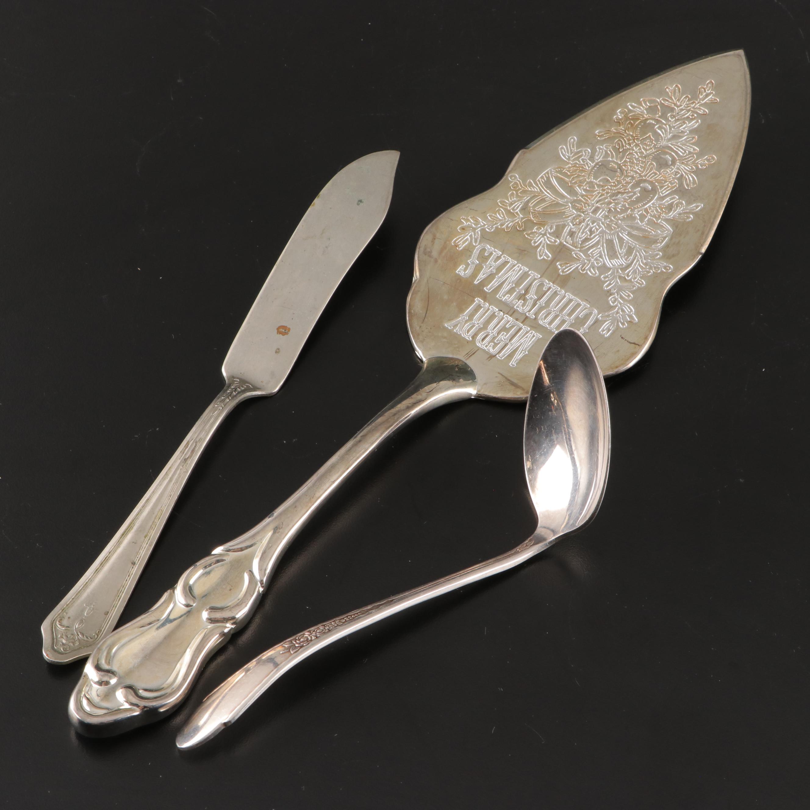 WMF German Silver Plate Compote with Other Silver Plate Table Accessories