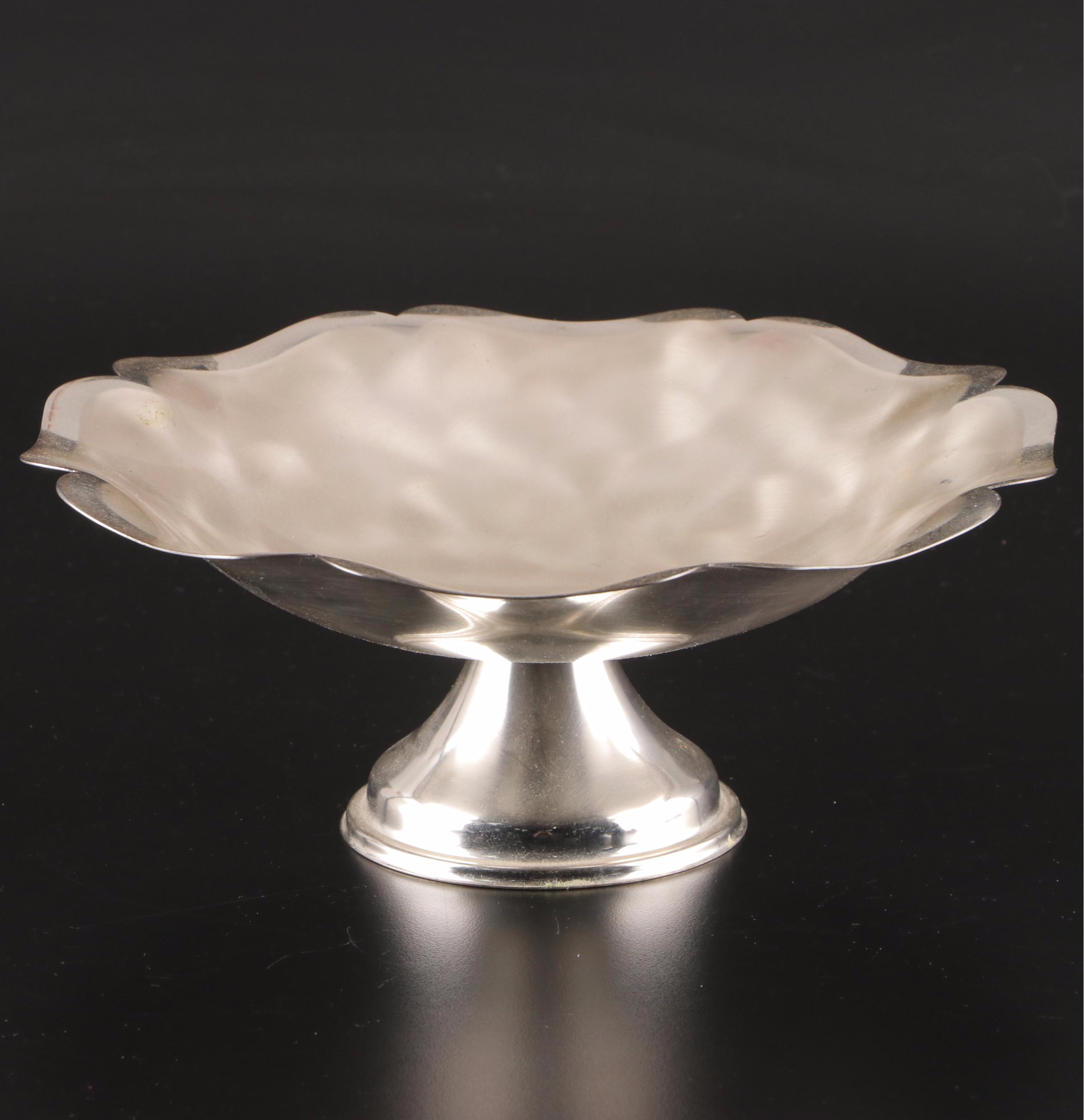 WMF German Silver Plate Compote with Other Silver Plate Table Accessories