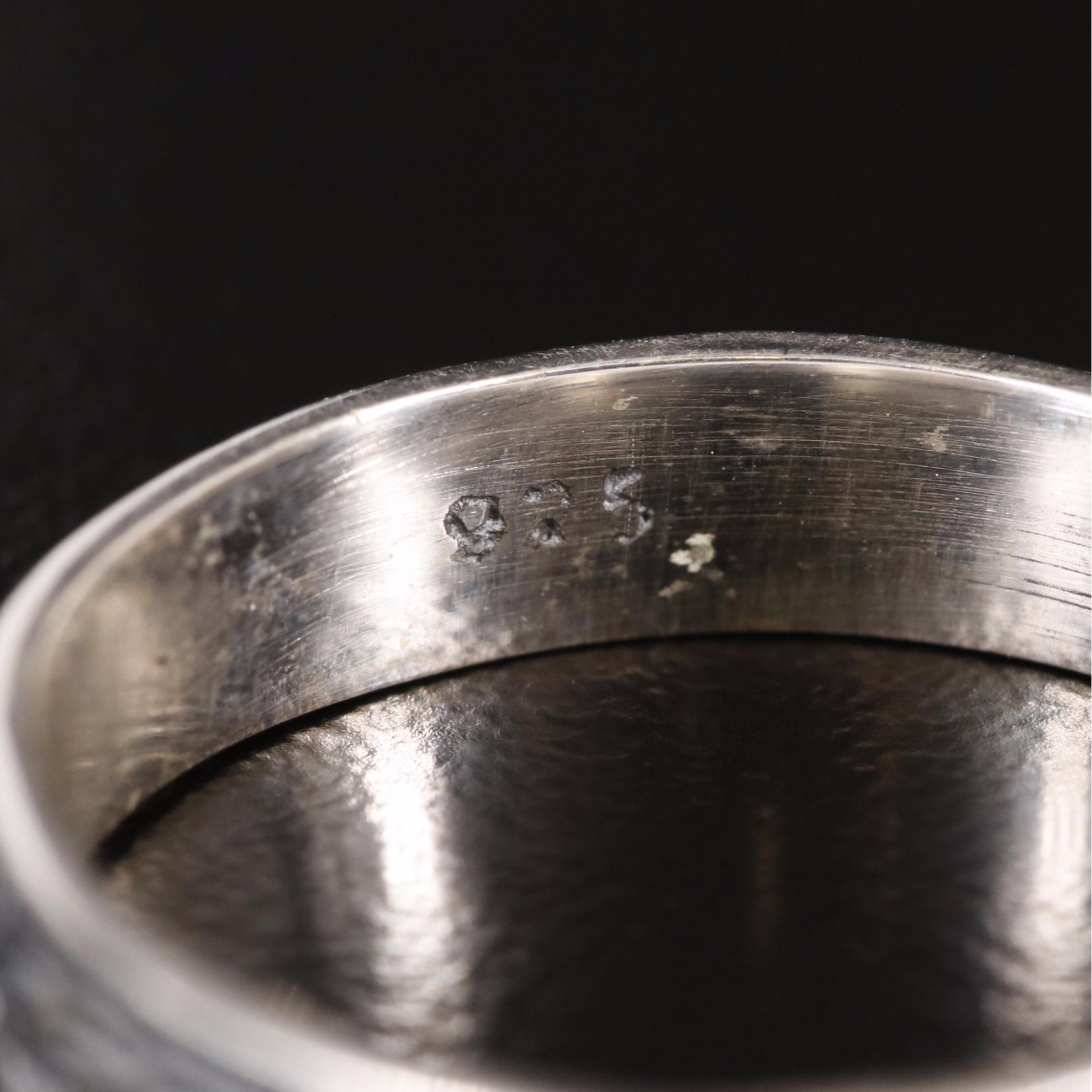 Sterling Textured Band