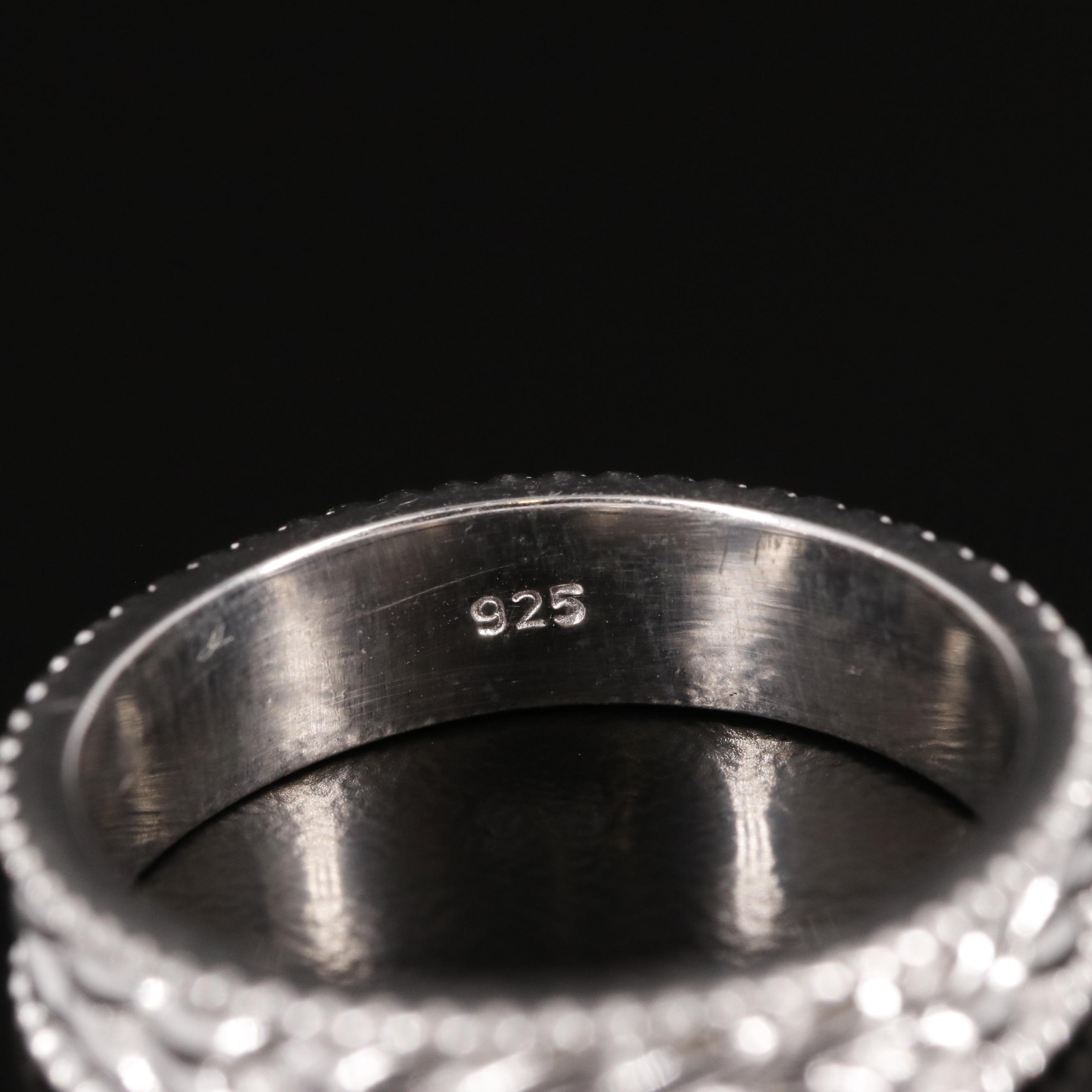 Sterling Textured Band