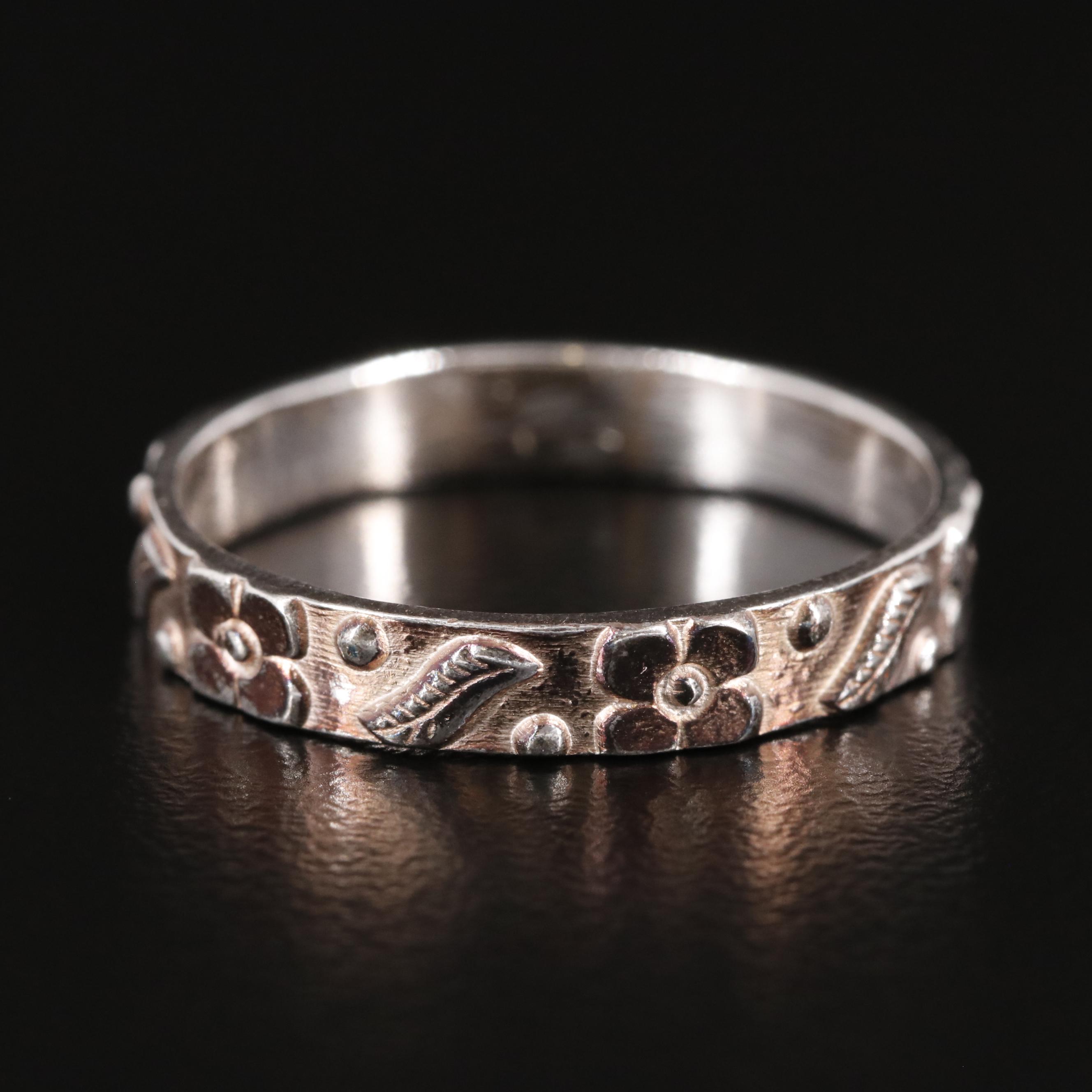 Sterling Flower Band