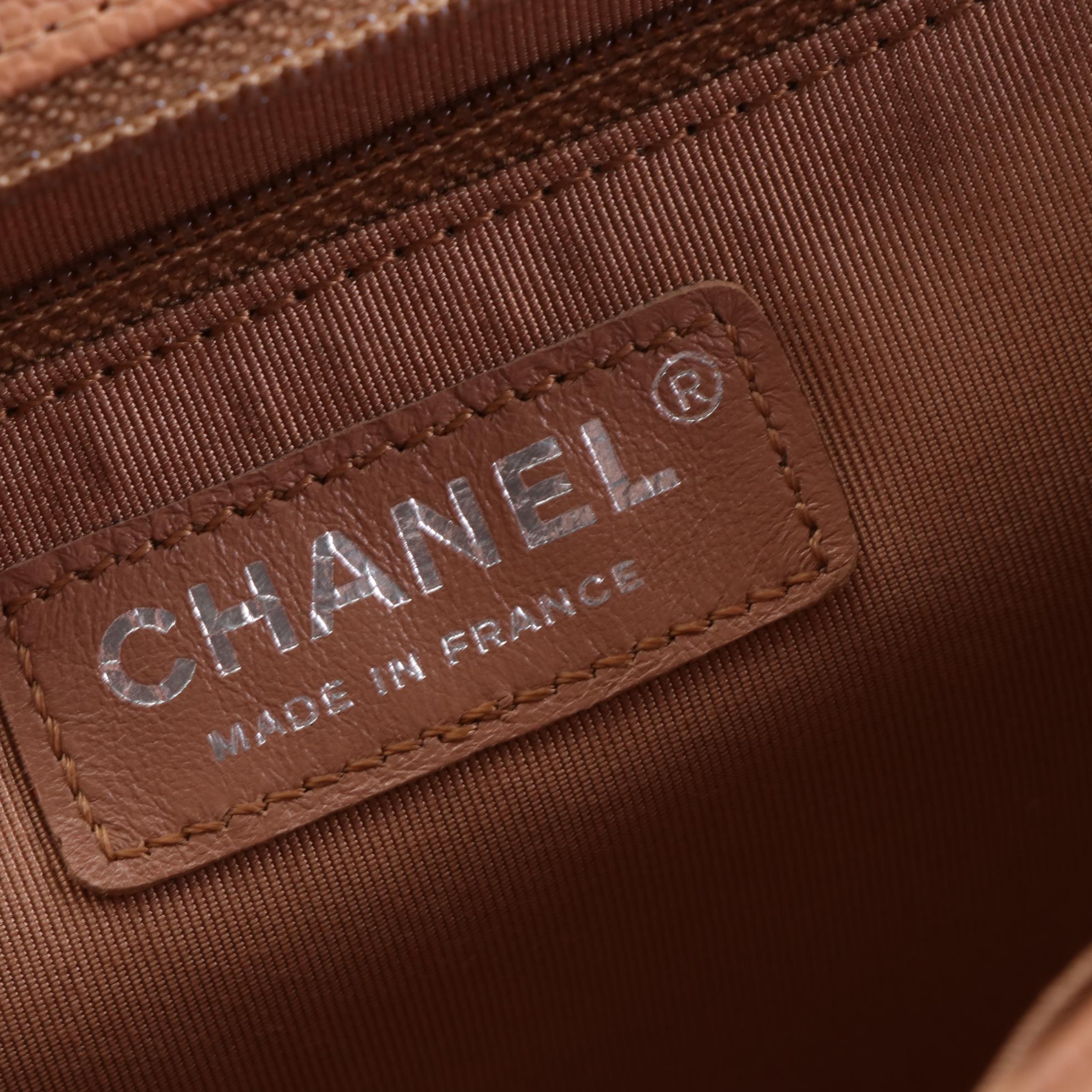 Chanel Boy Flap Medium Bag in Quilted Caviar Leather