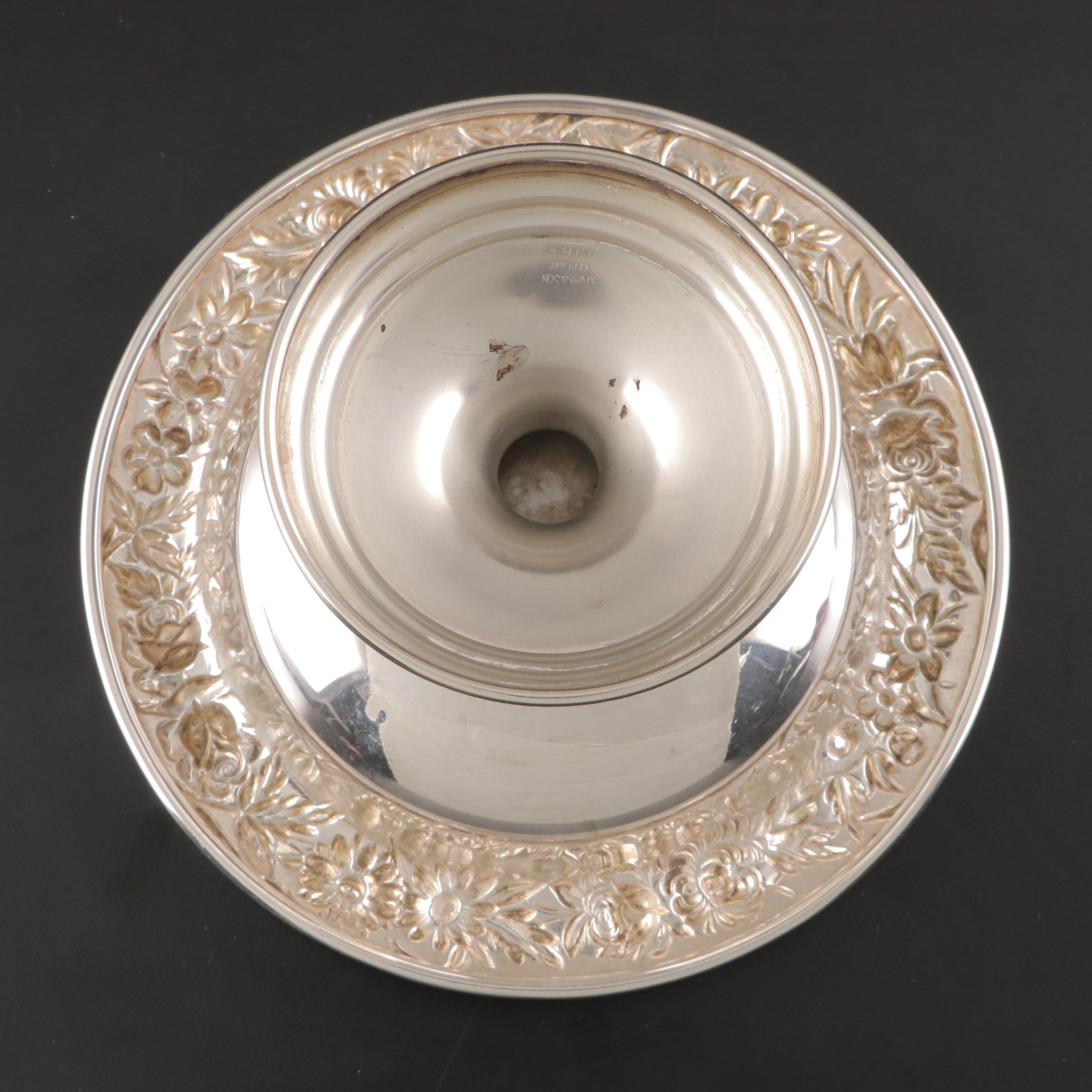 S. Kirk & Son Repoussé Sterling Silver Compote