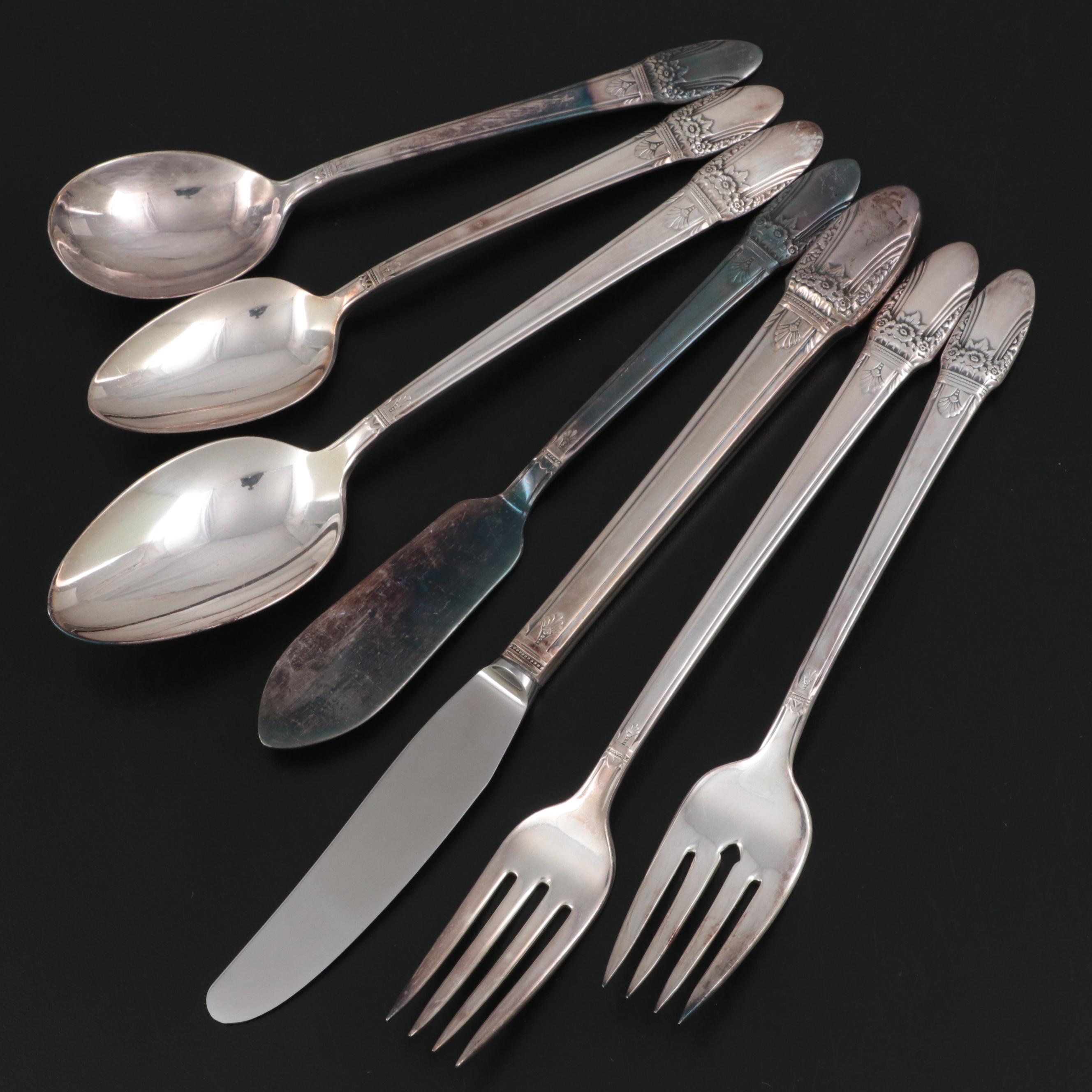 1847 Rogers Bros. "First Love" Flatware and Serving Utensils
