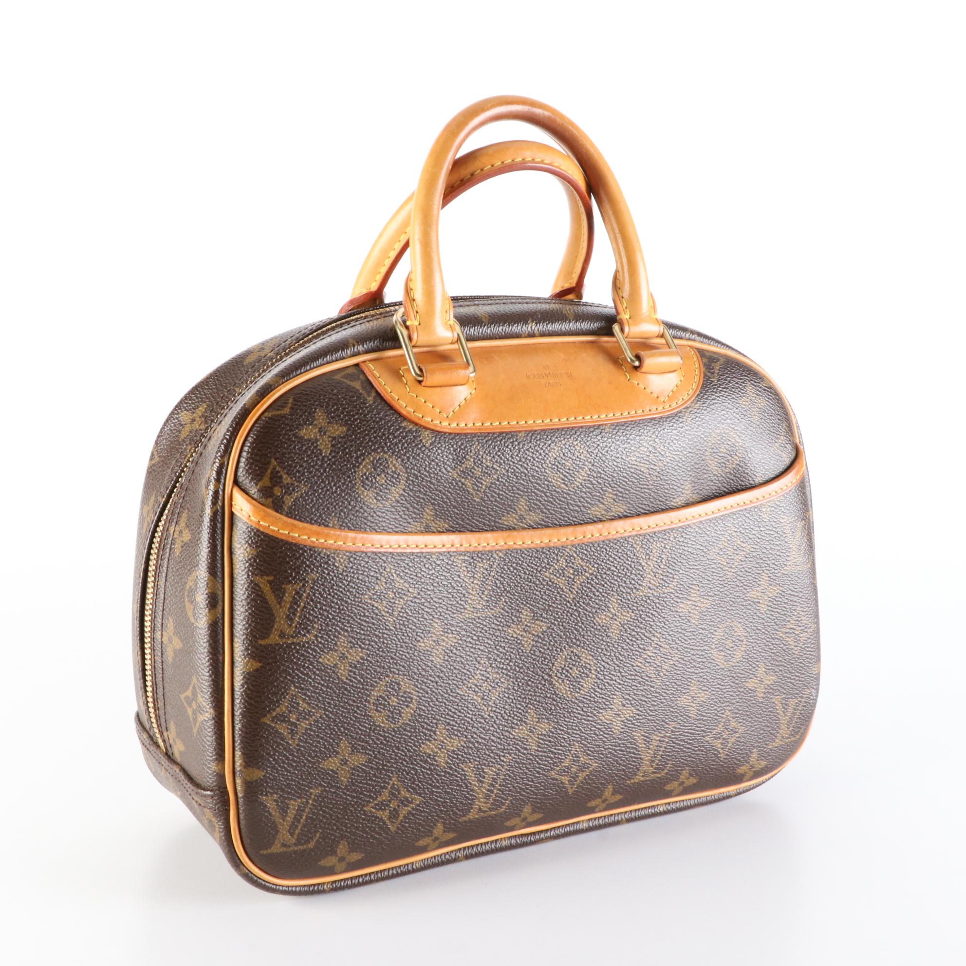Louis Vuitton Trouville Bag in Monogram Canvas and Vachetta Leather