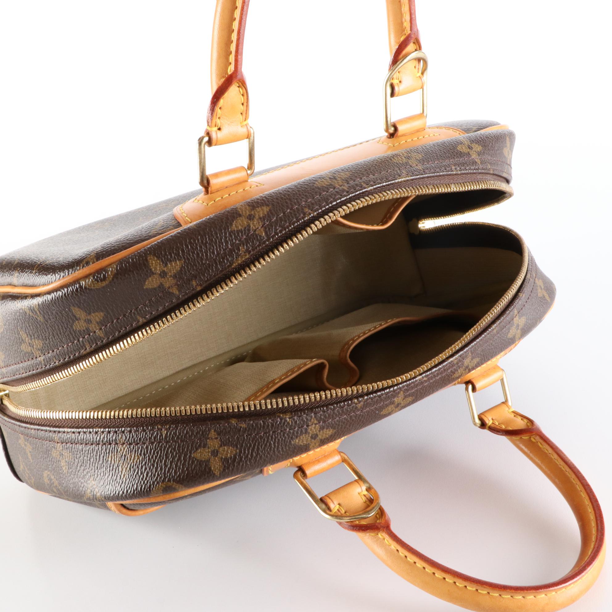 Louis Vuitton Trouville Bag in Monogram Canvas and Vachetta Leather