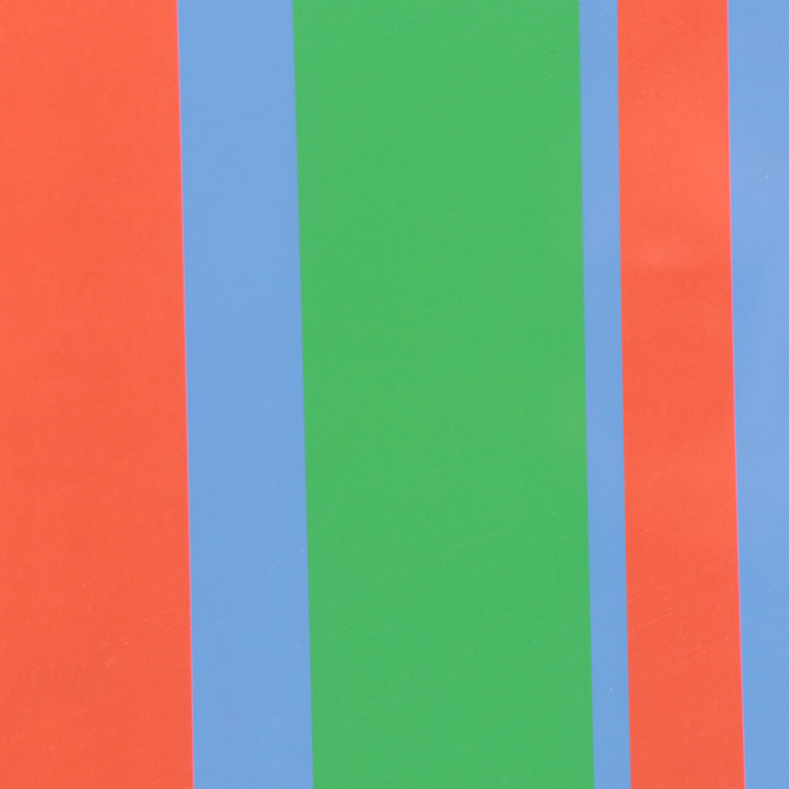 Thomas Whelan Benton Geometric Serigraph, 1969