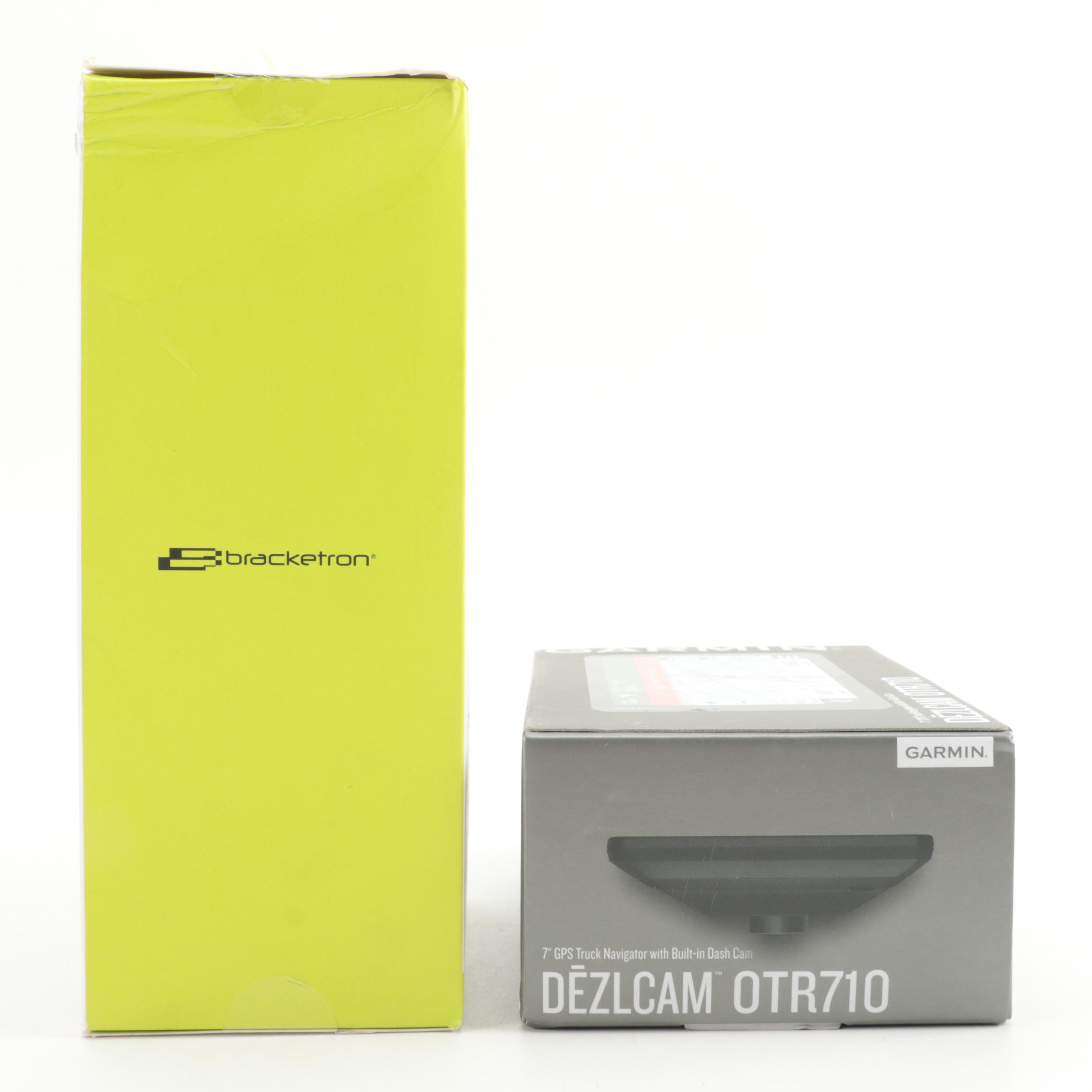 Garmin dēzlCam OTR710 Truck GPS with Bracketron Universal Pro-Mount Window Mount