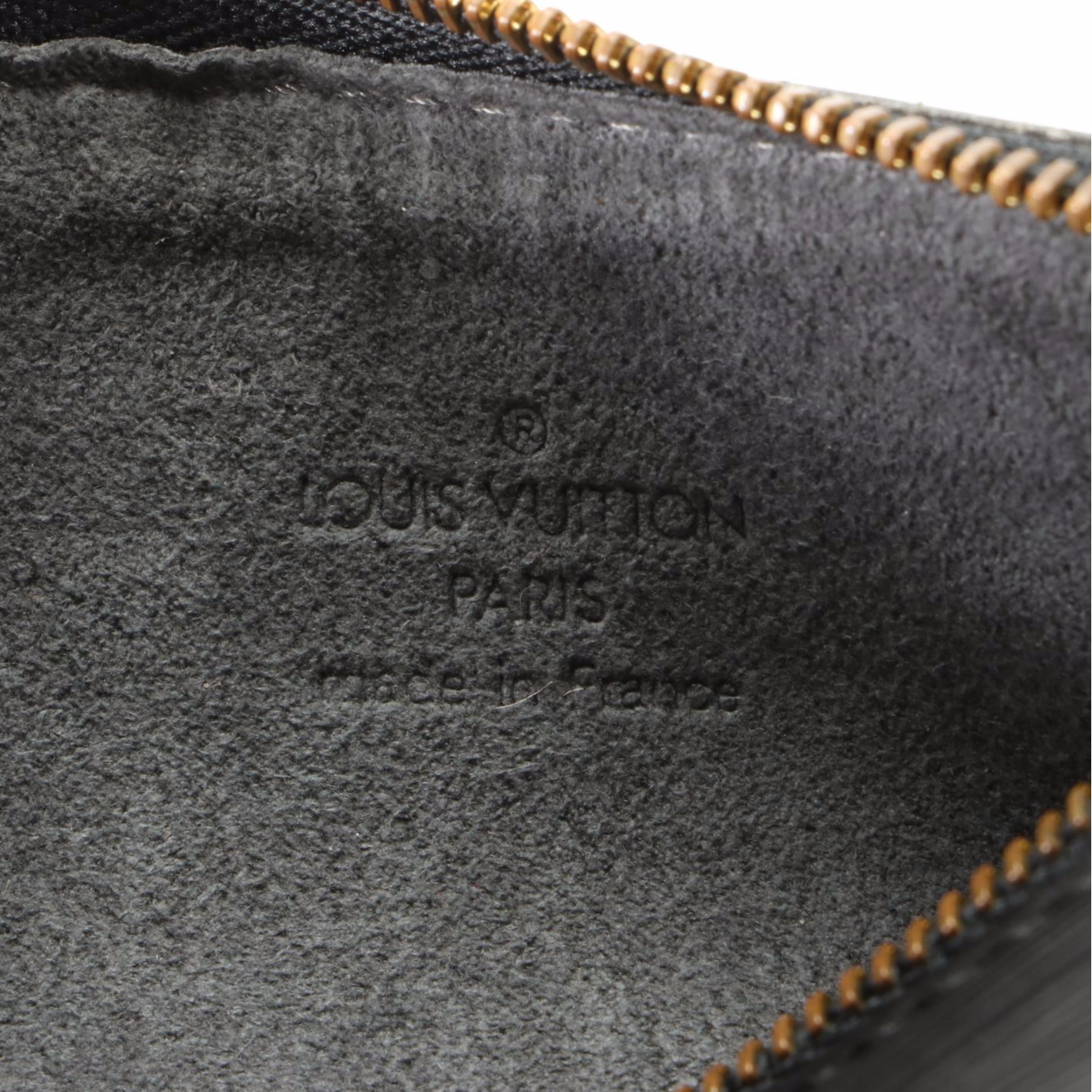 Louis Vuitton Soufflot Pochette in Black Epi Leather