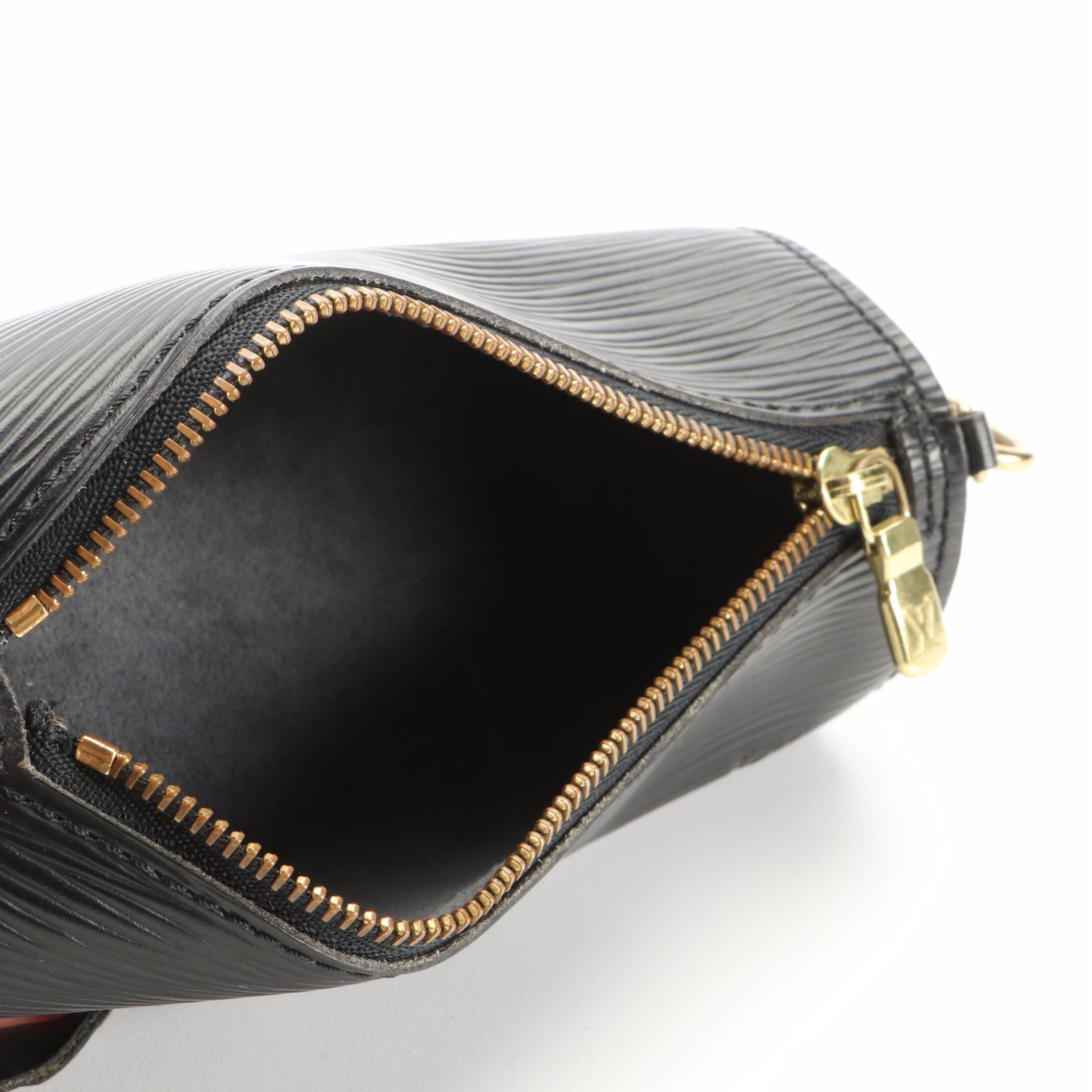 Louis Vuitton Soufflot Pochette in Black Epi Leather