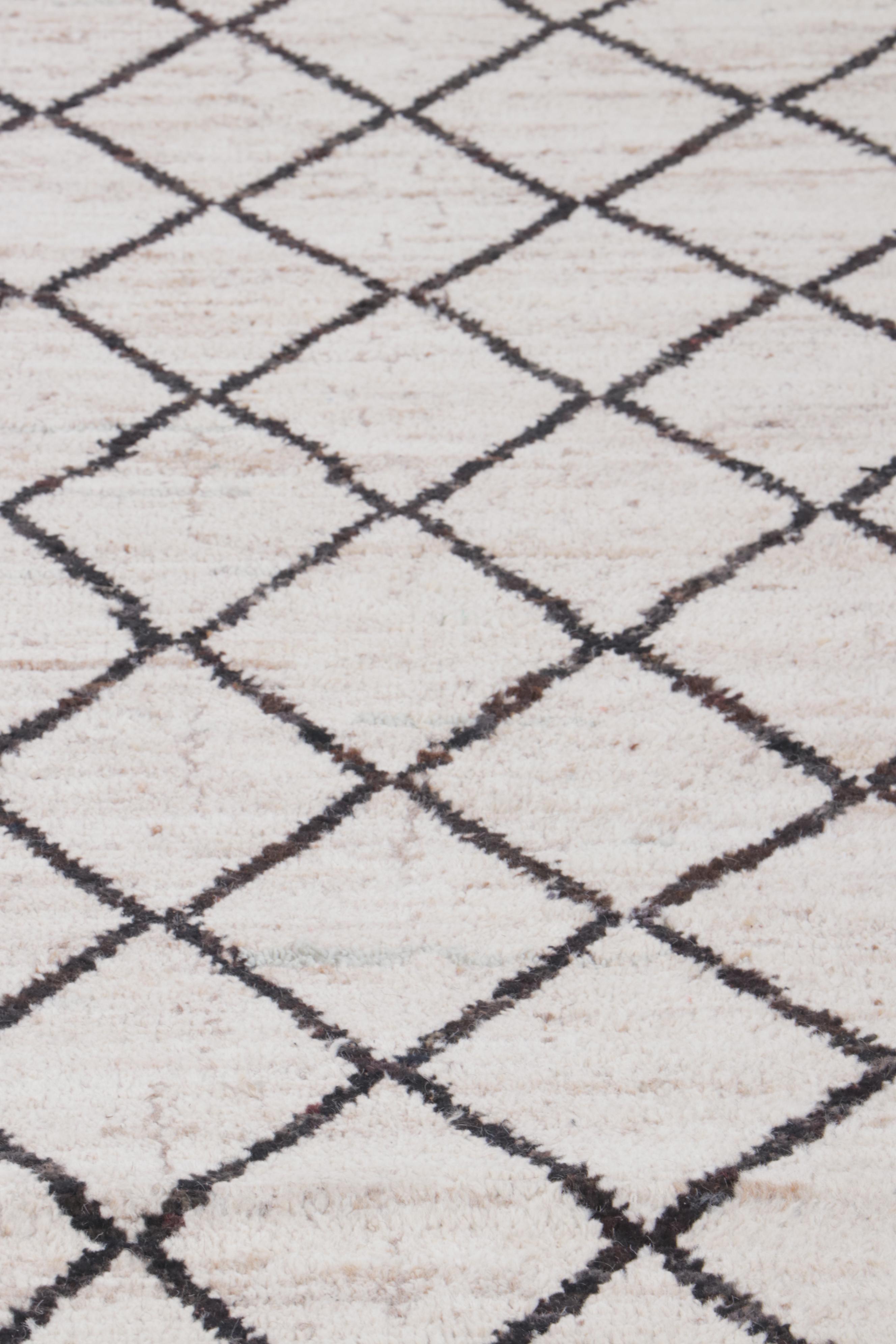 3'2 x 15'9 Hand-Knotted Moroccan Long Rug