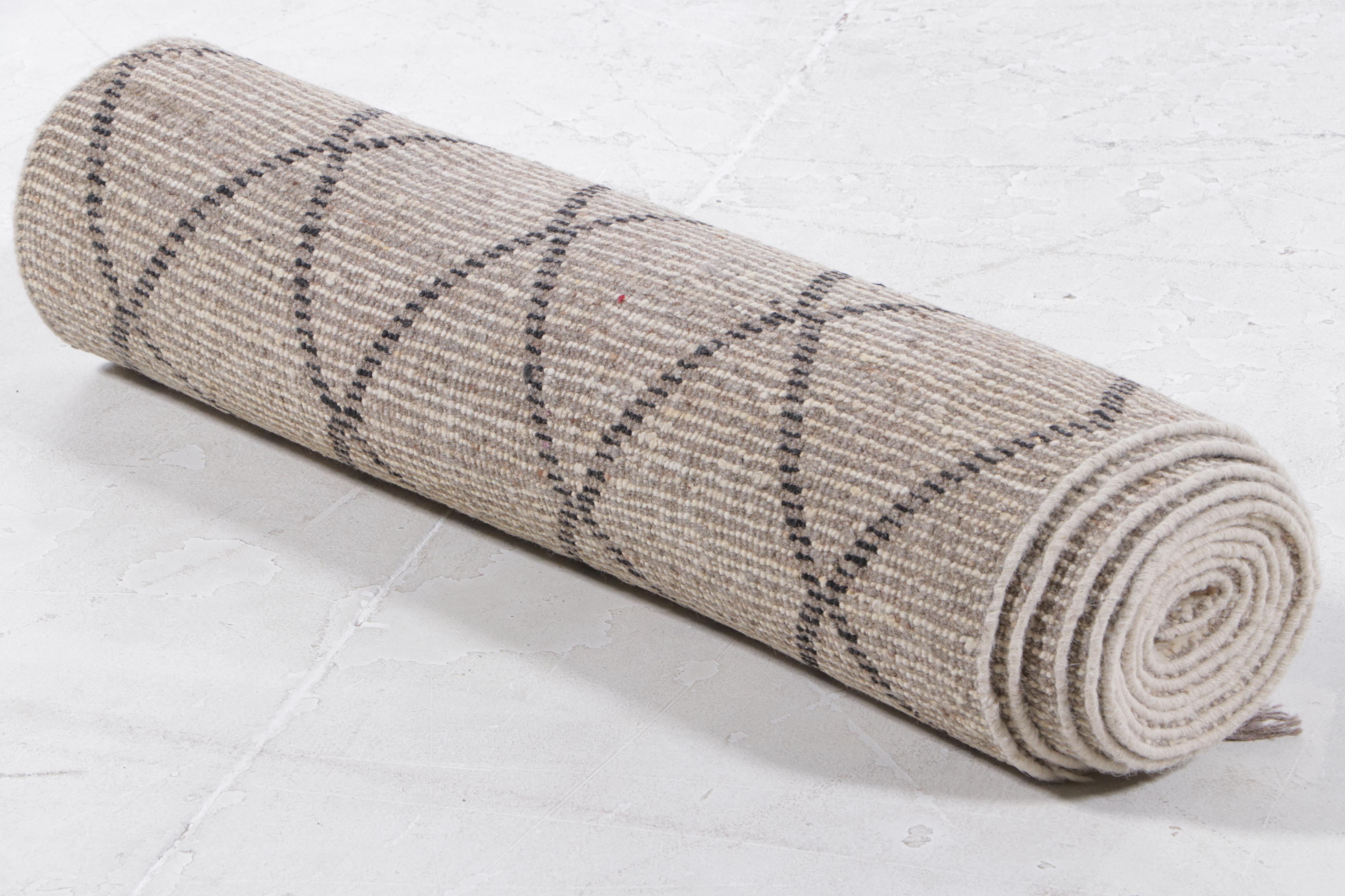 3'2 x 15'9 Hand-Knotted Moroccan Long Rug