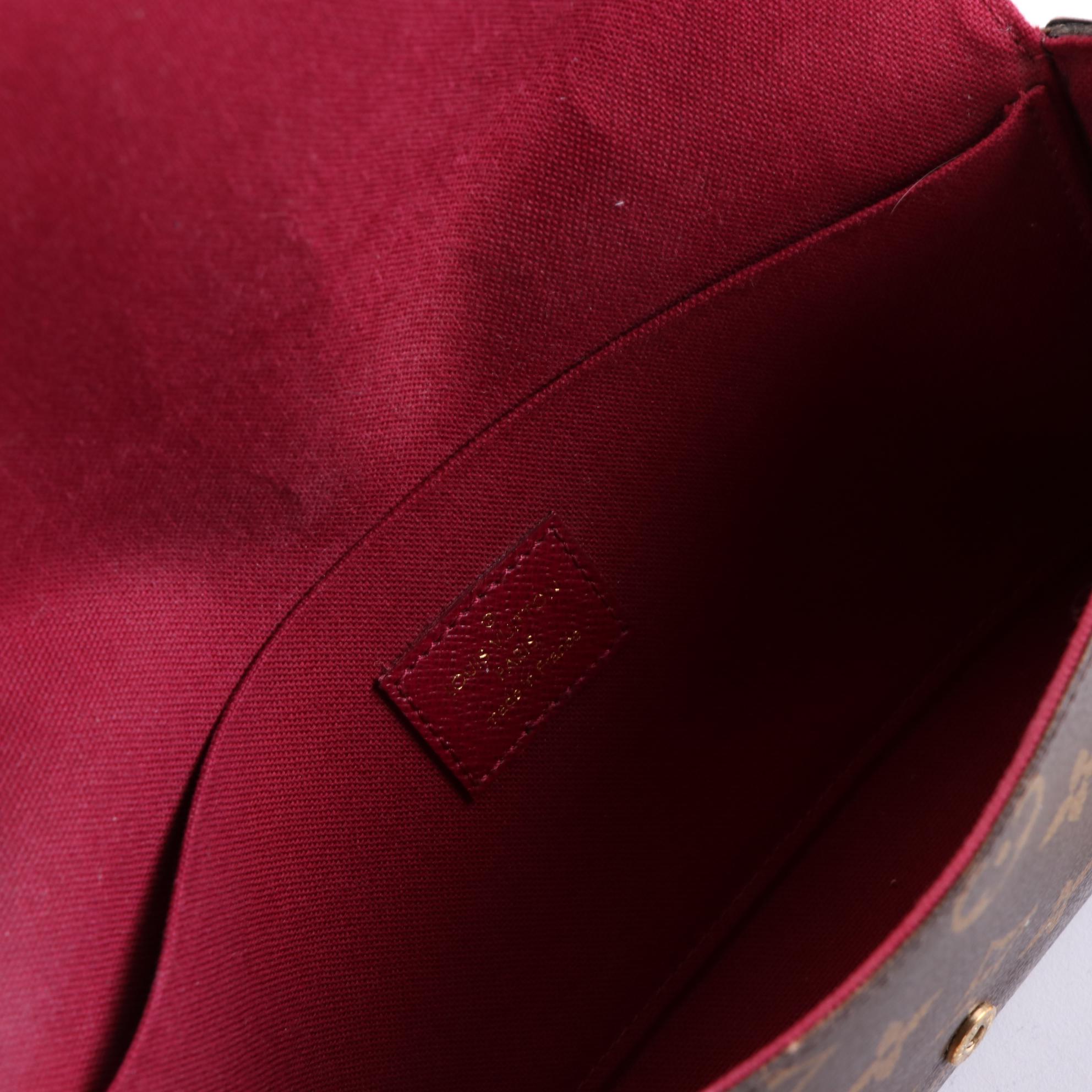 Louis Vuitton Félicie Pochette Crossbody in Monogram Canvas