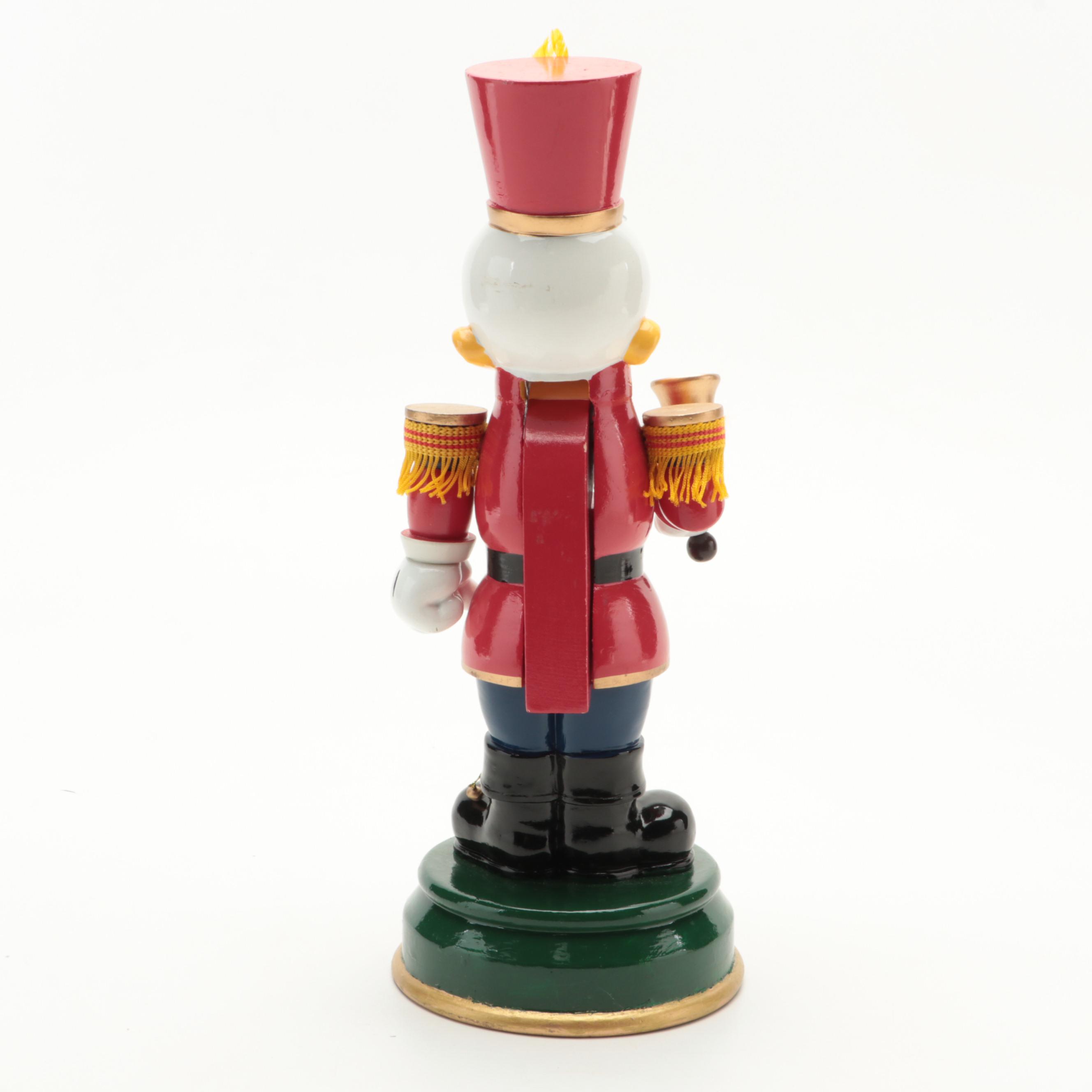 Donald Duck Tin Soldier Hand-Painted Wooden Nutcracker