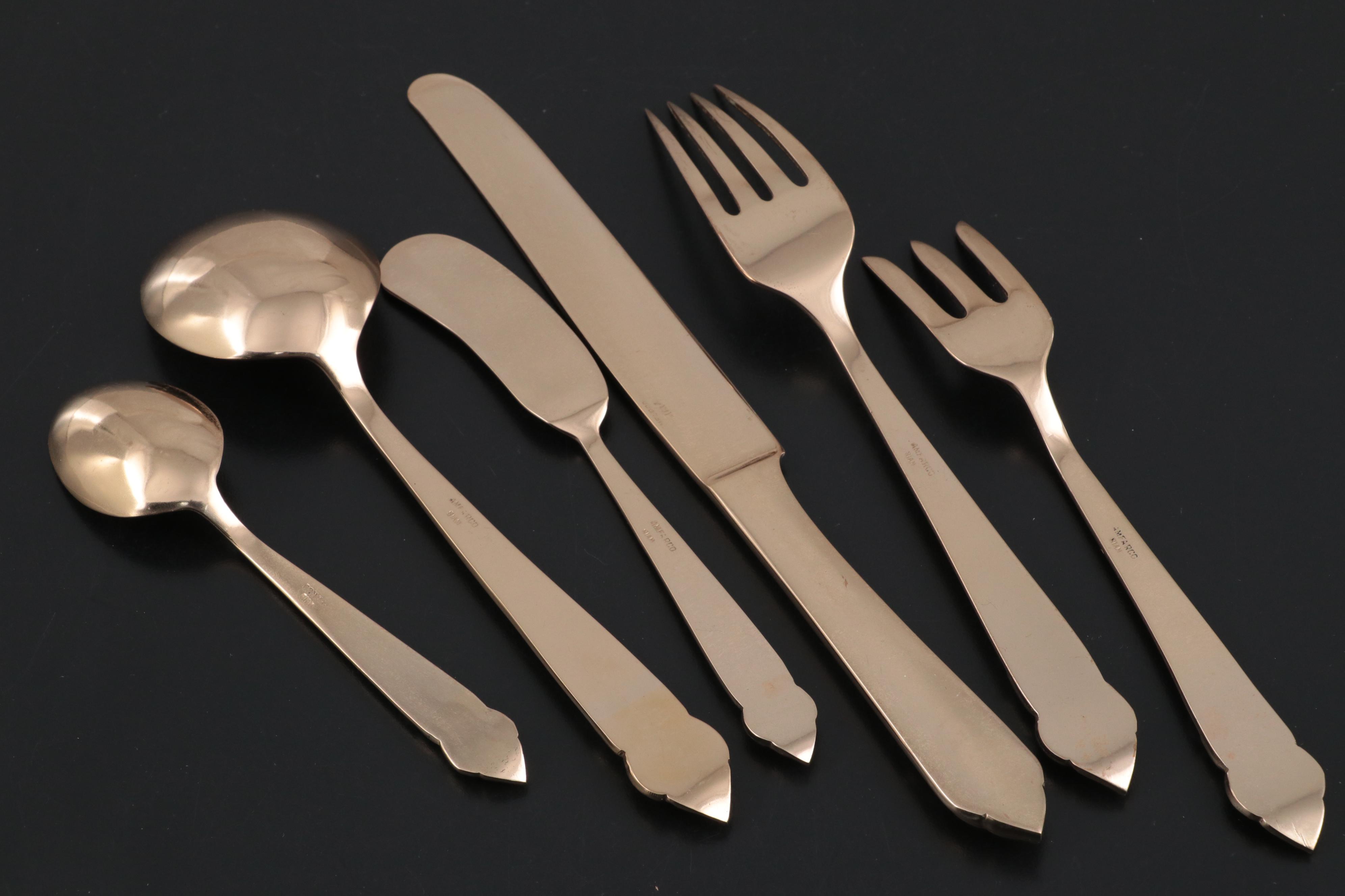 Amfarco Star of Siam Gold Tempered Bronze Flatware