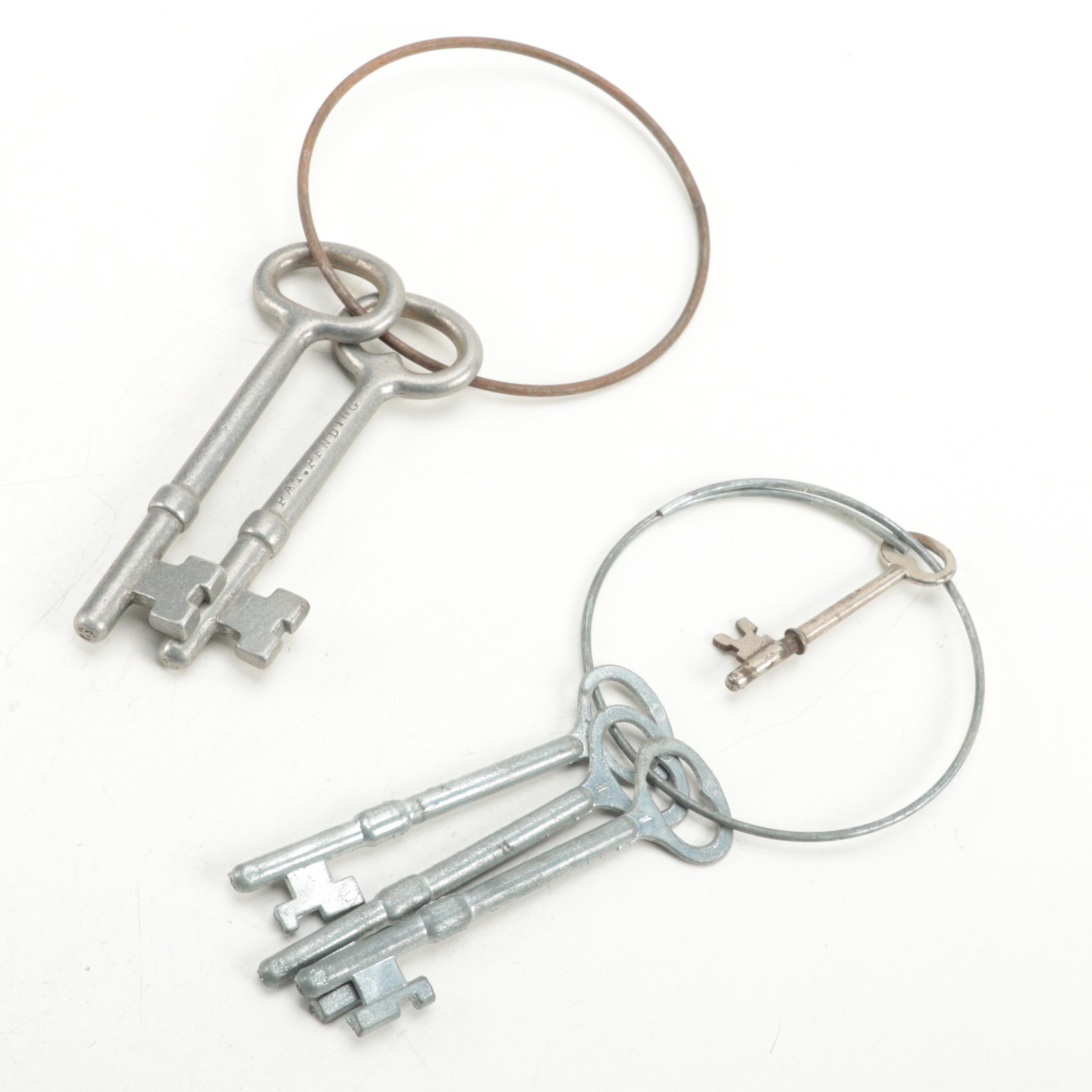 Palmer Plastics with Other Guns with Key Rings, Mid to Late 20th Century