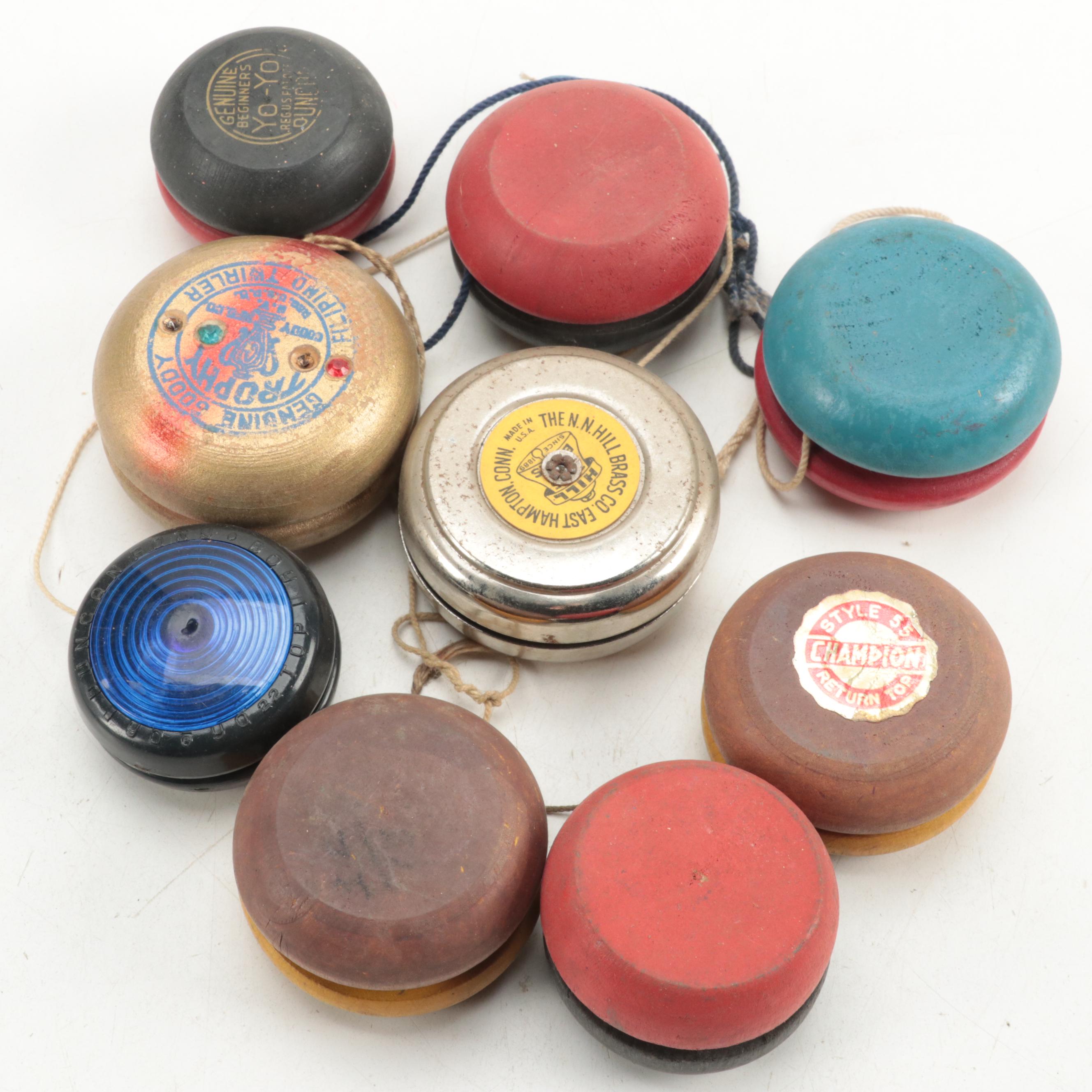 Pay Day with Other Swirl Glass Marbles and Yo-Yo Toys