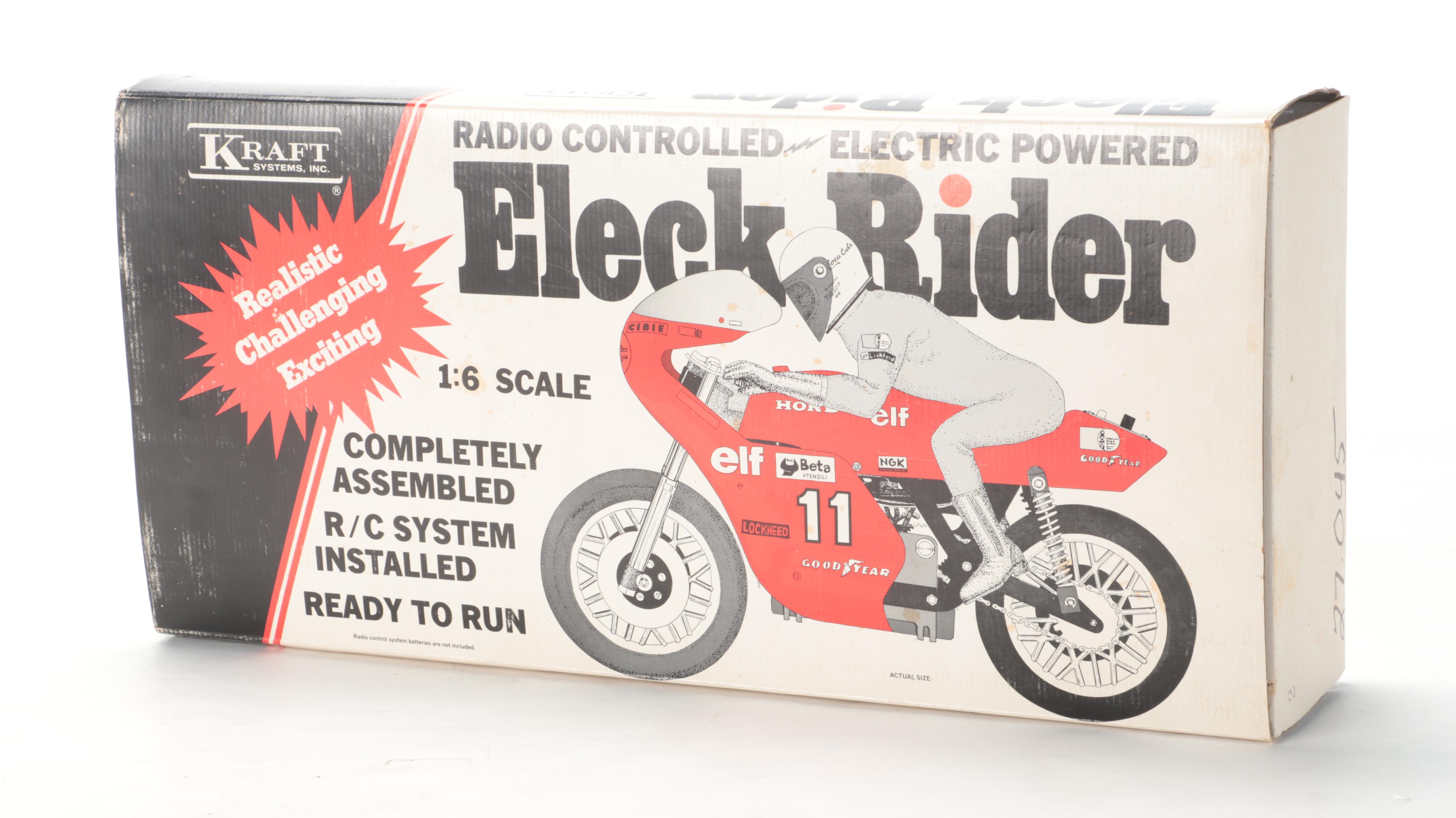 Kraft Industries Eleck Rider Radio Controlled Motorcycle
