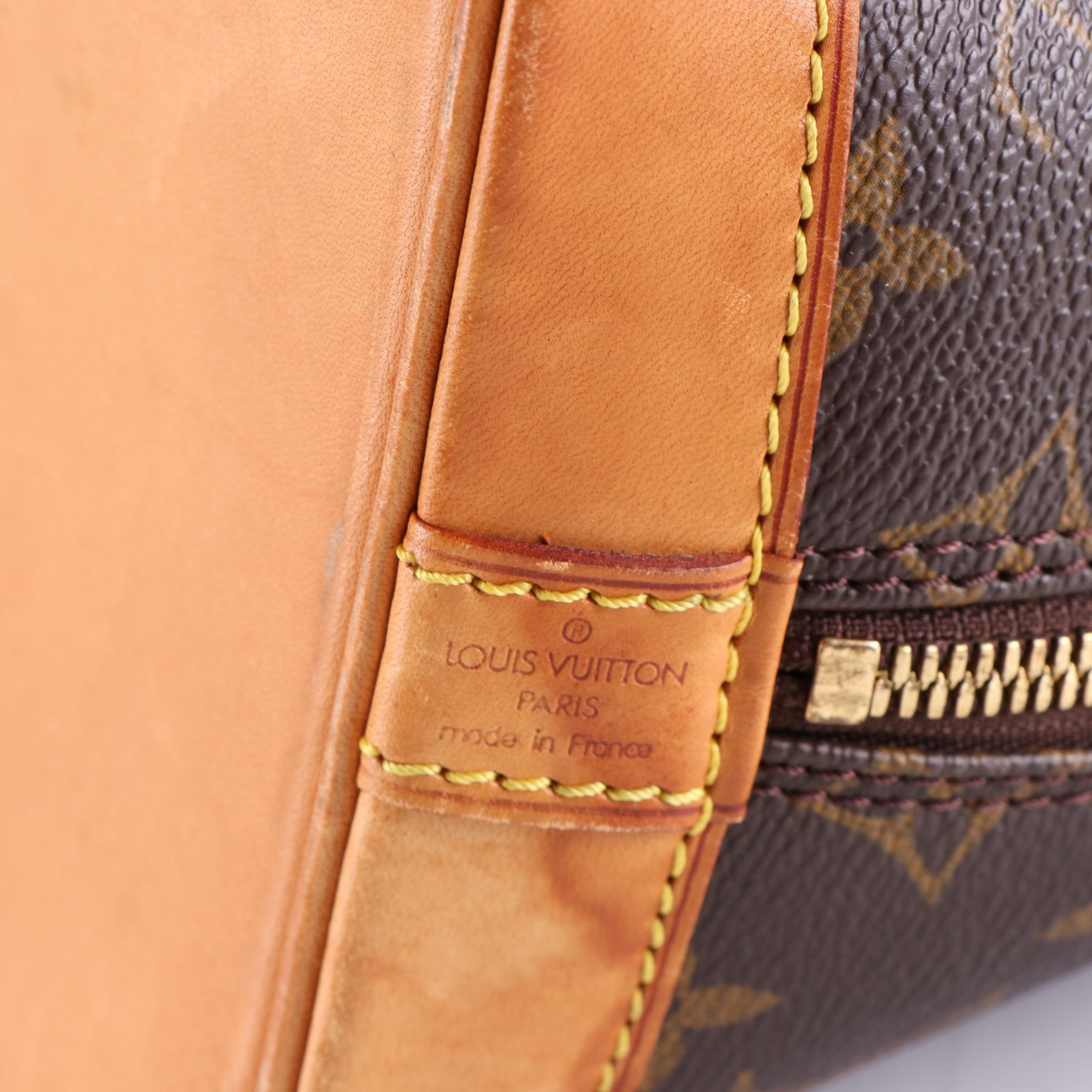 Louis Vuitton Alma PM Bag in Monogram Canvas