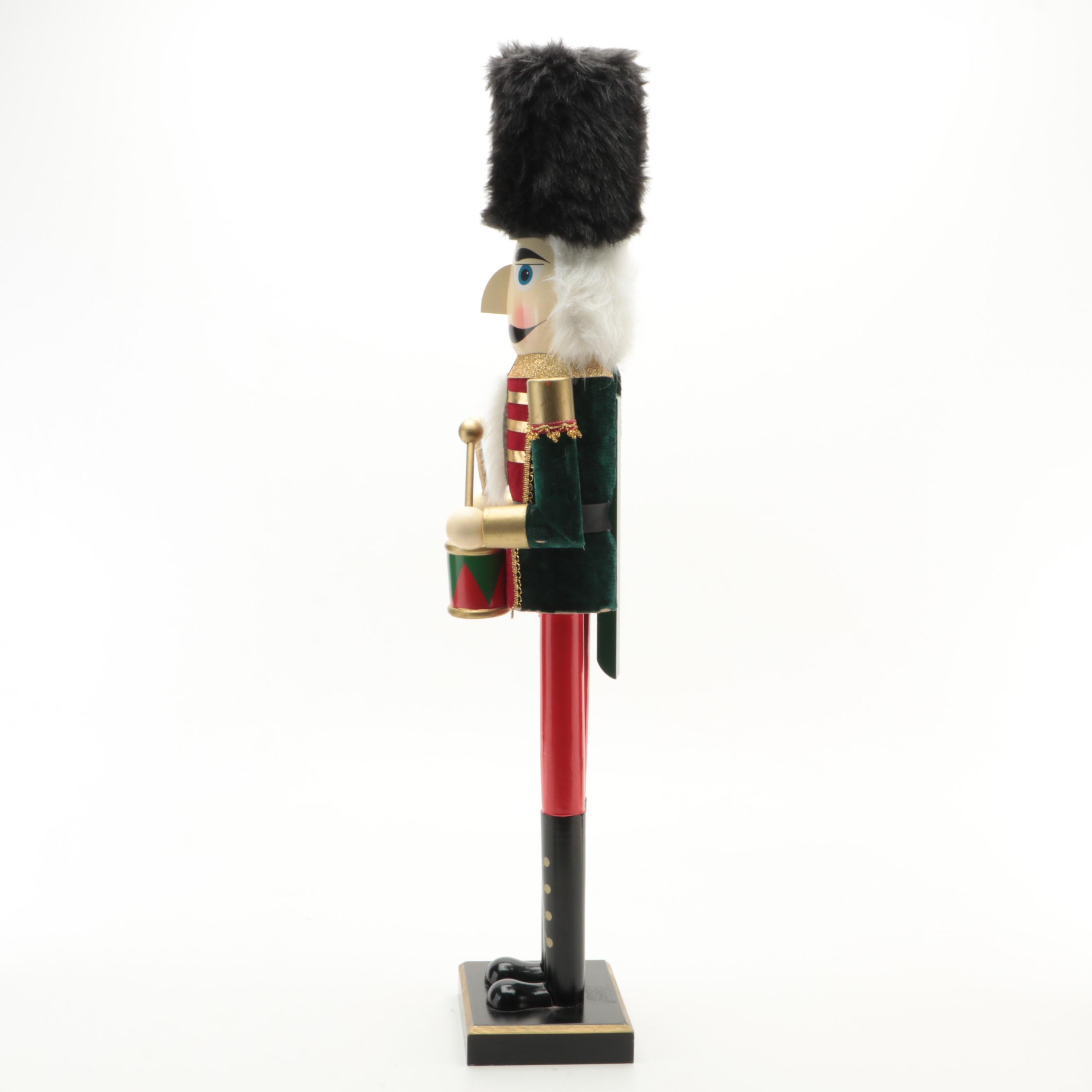 Oversized Wooden Nutcracker