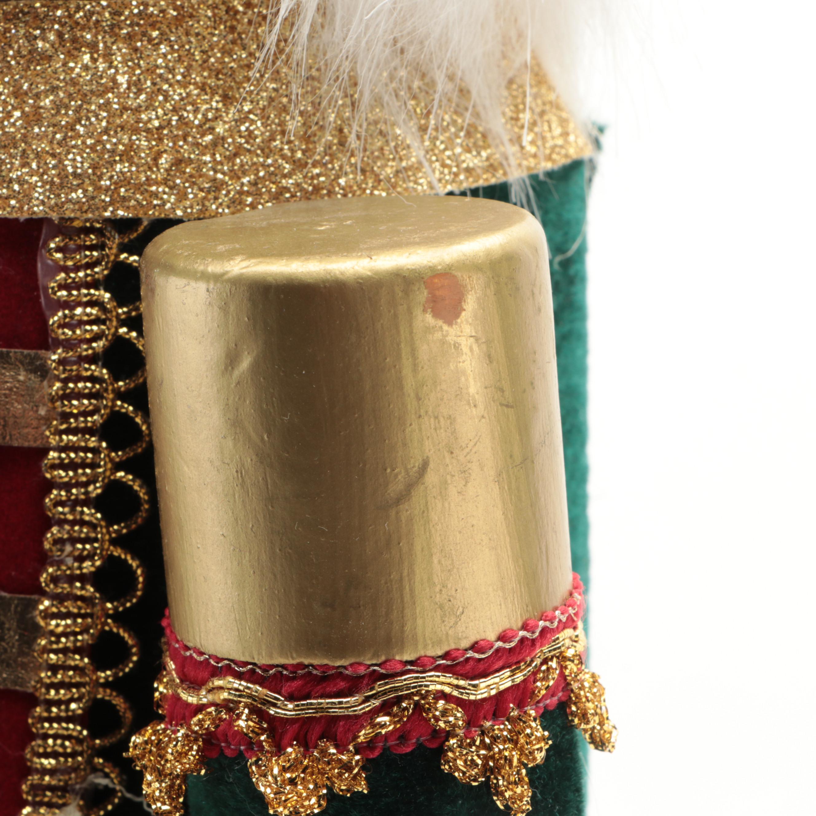 Oversized Wooden Nutcracker