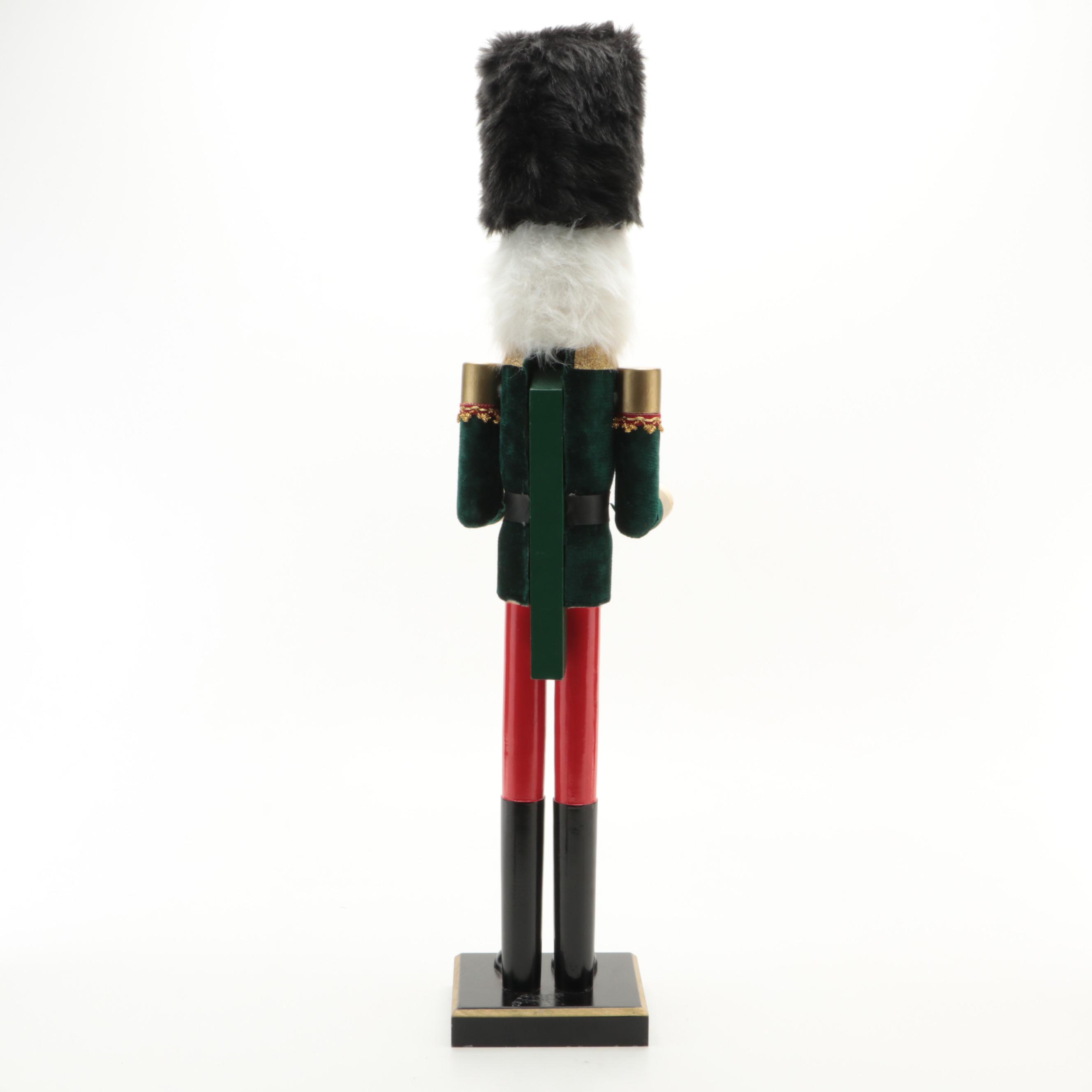 Oversized Wooden Nutcracker