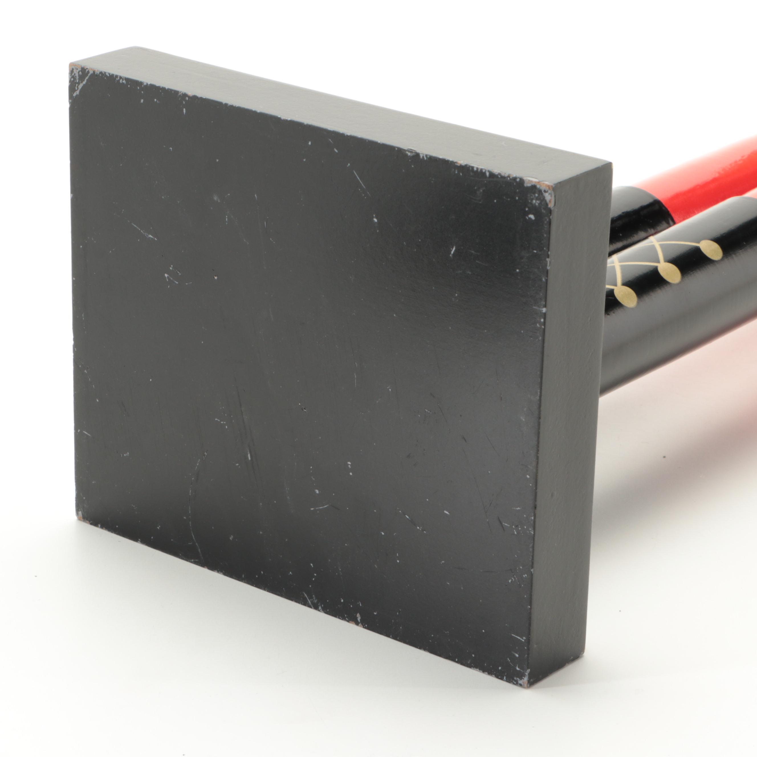 Oversized Wooden Nutcracker