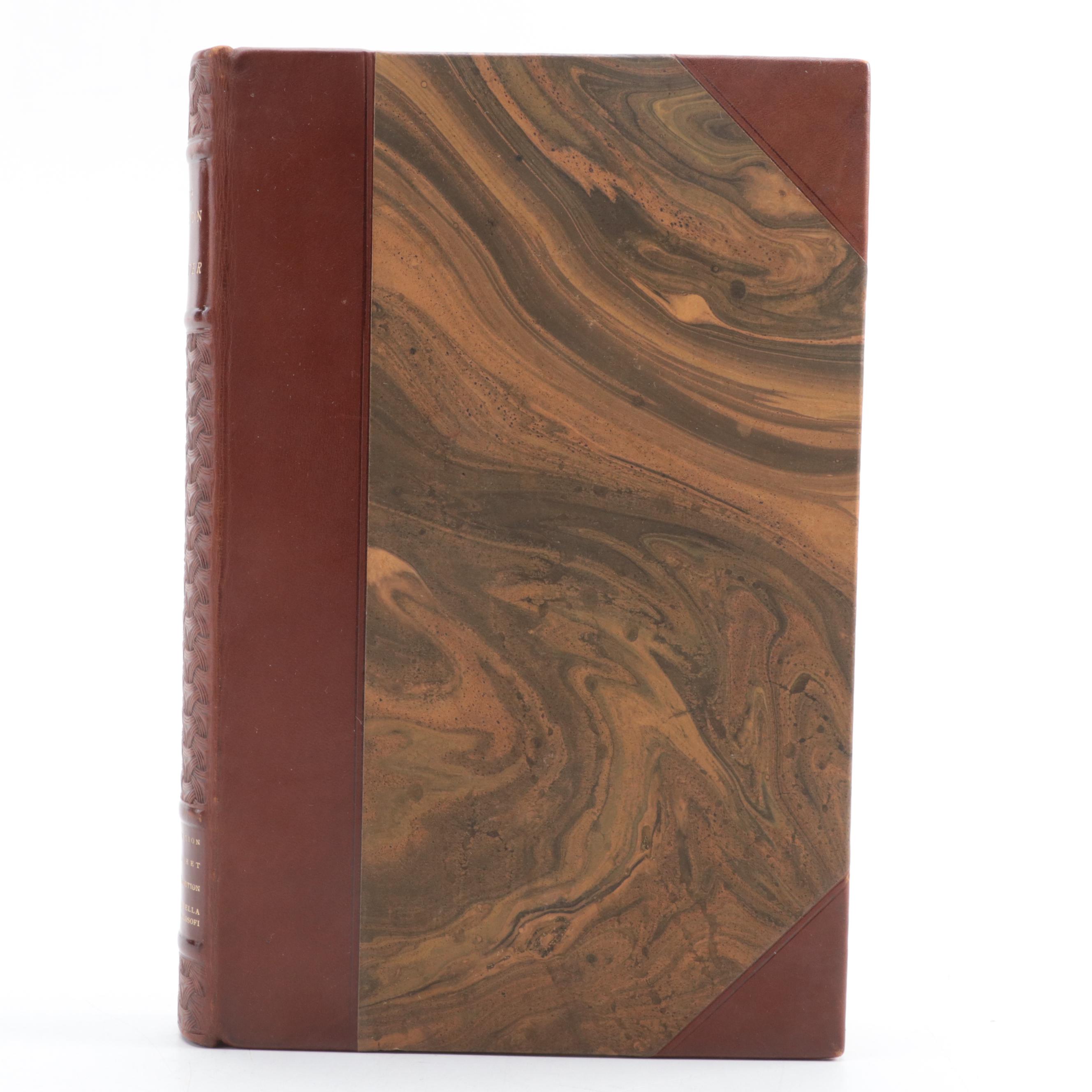 Leather Bound "Skrifter av Hans Larsson" Nine-Volume Set, 1920–1925