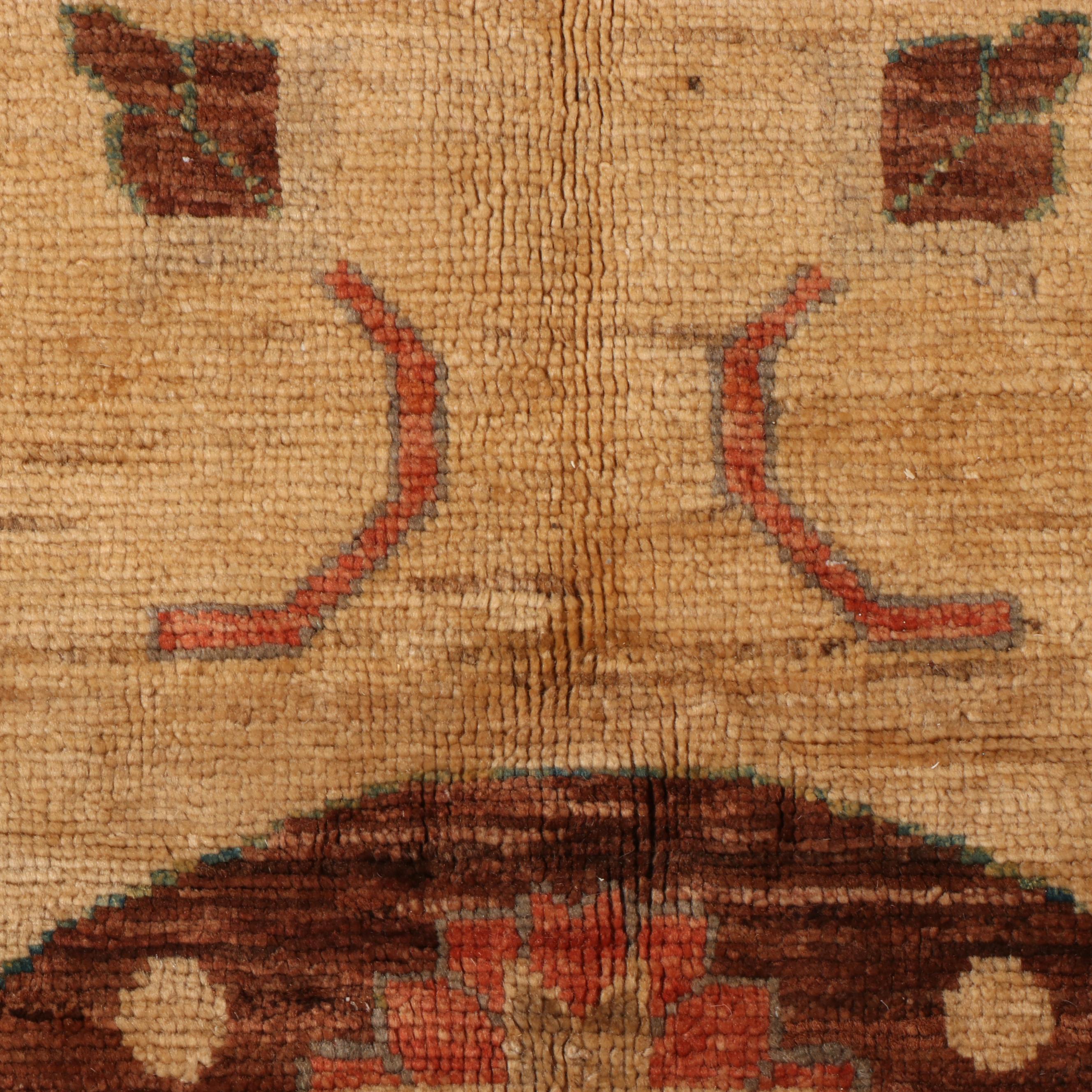 6'11 x 10' Hand-Knotted Pakistani Peshawar Area Rug