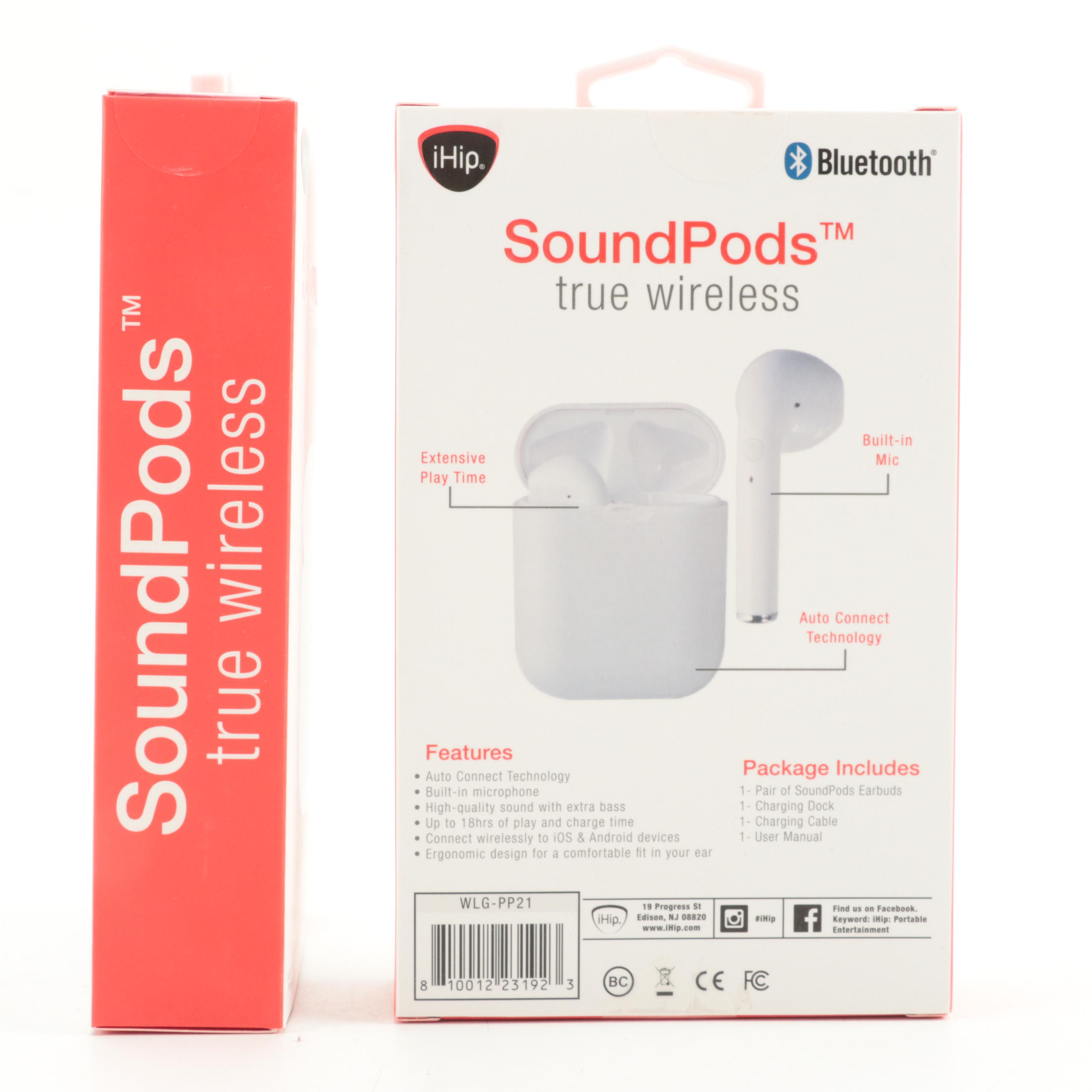 iHip SoundPods True Wireless Earbuds