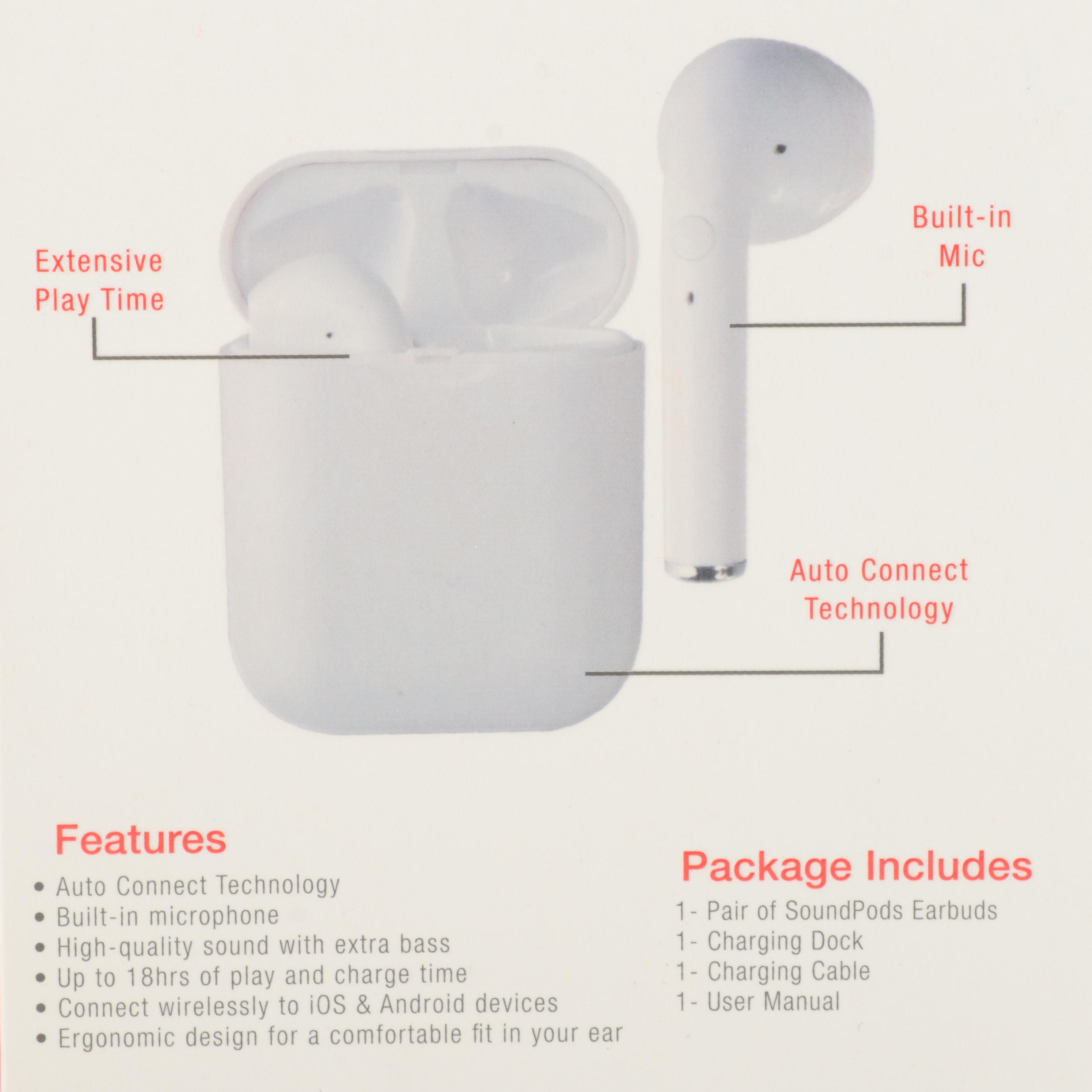 iHip SoundPods True Wireless Earbuds