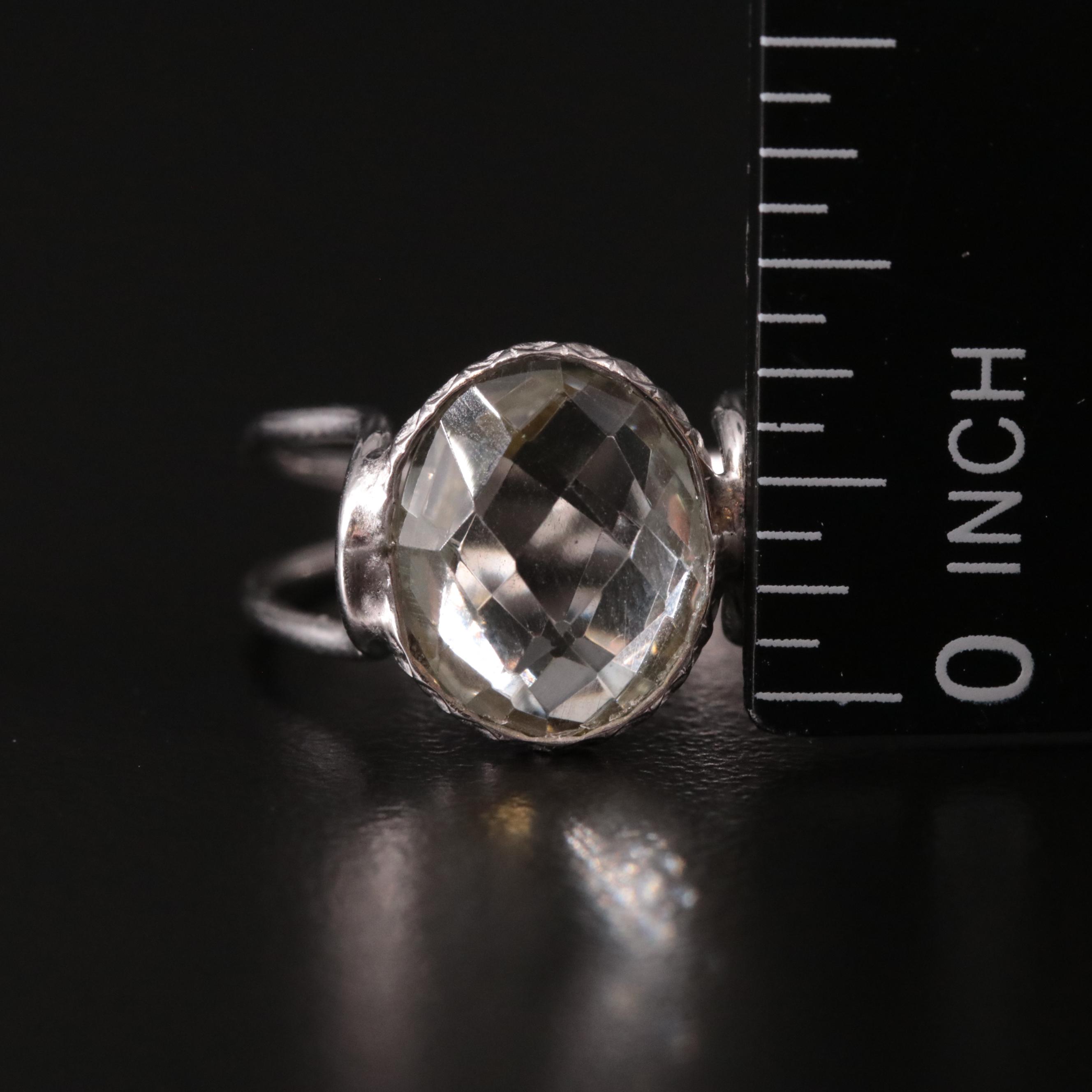 Prasiolite Ring