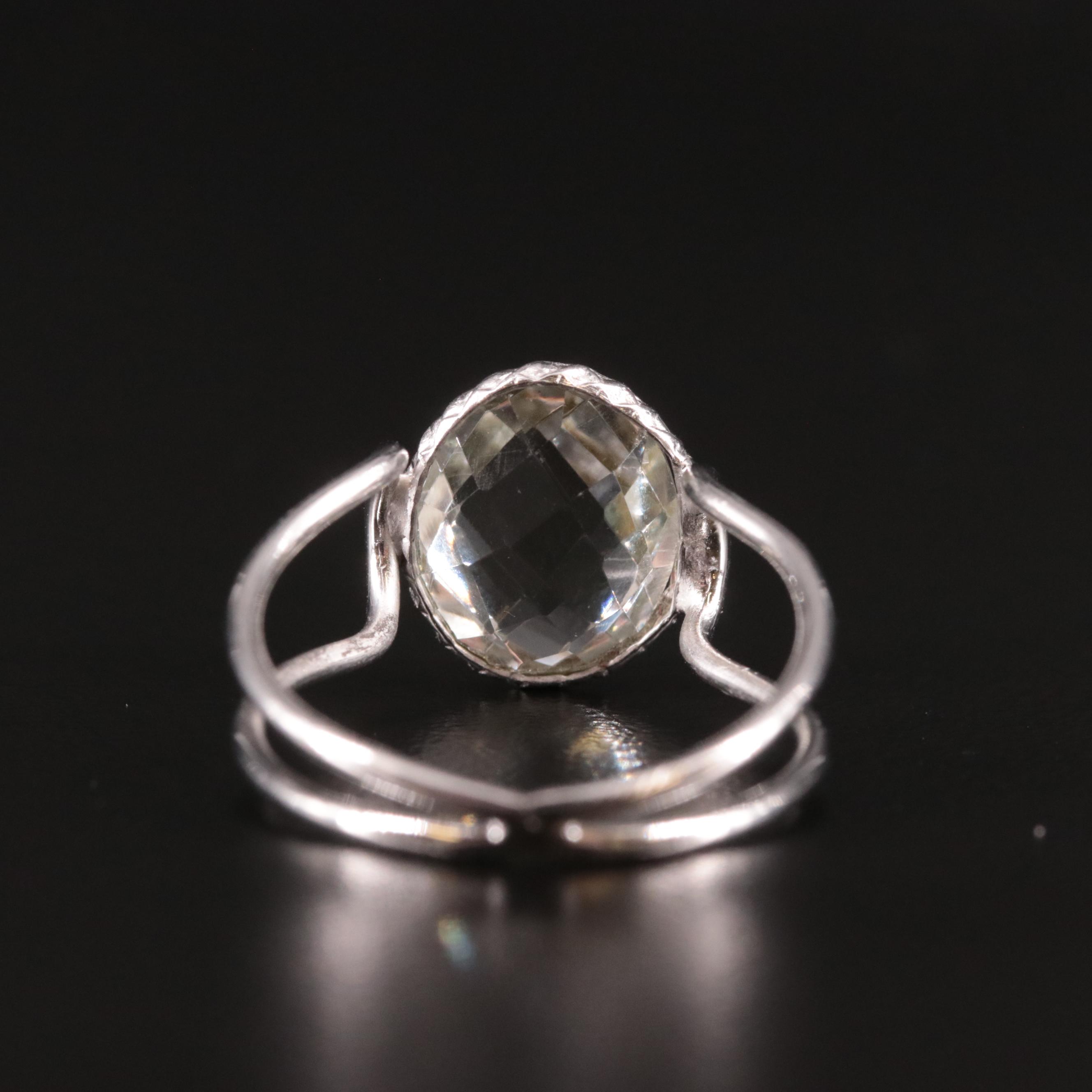 Prasiolite Ring