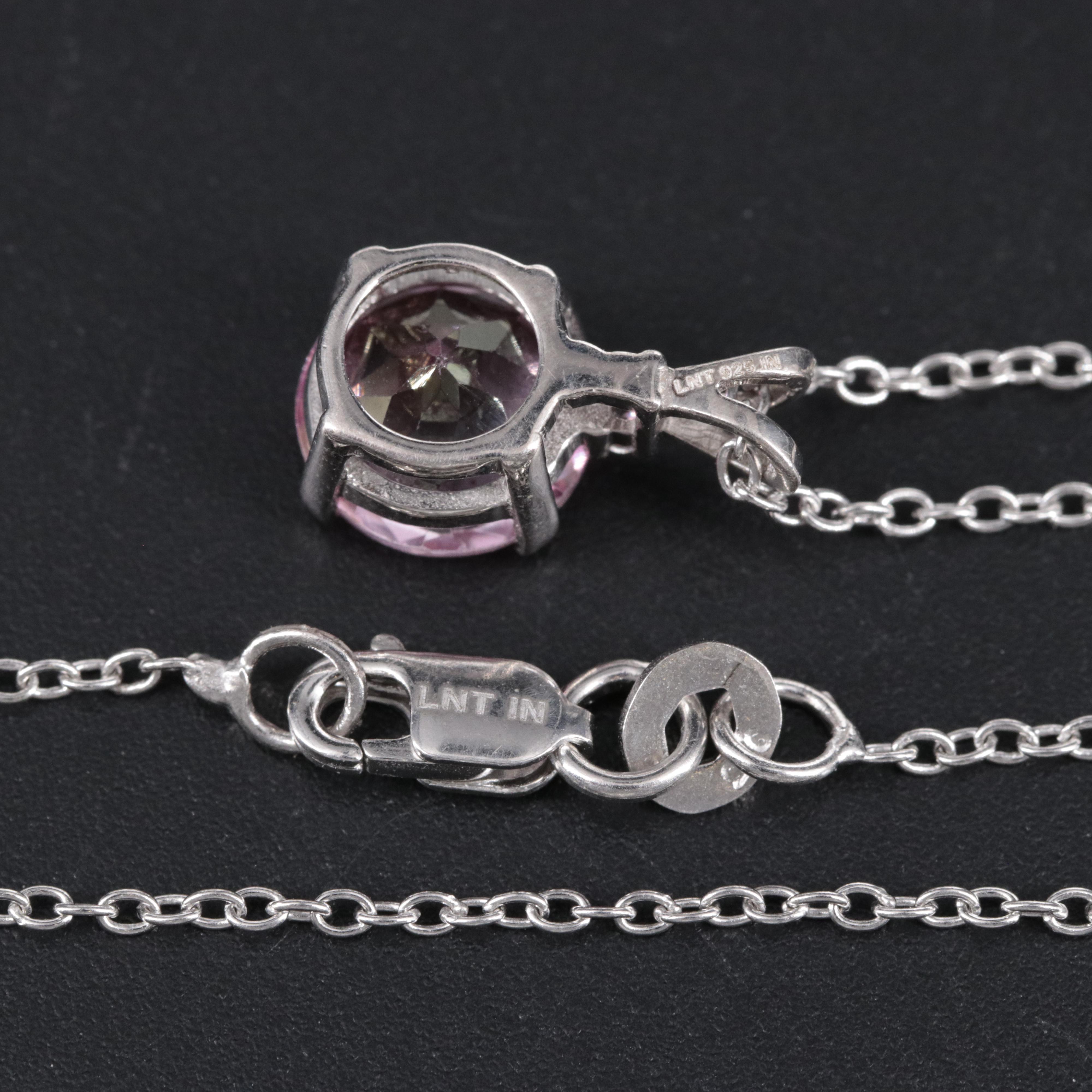 Sterling Silver Topaz Pendant