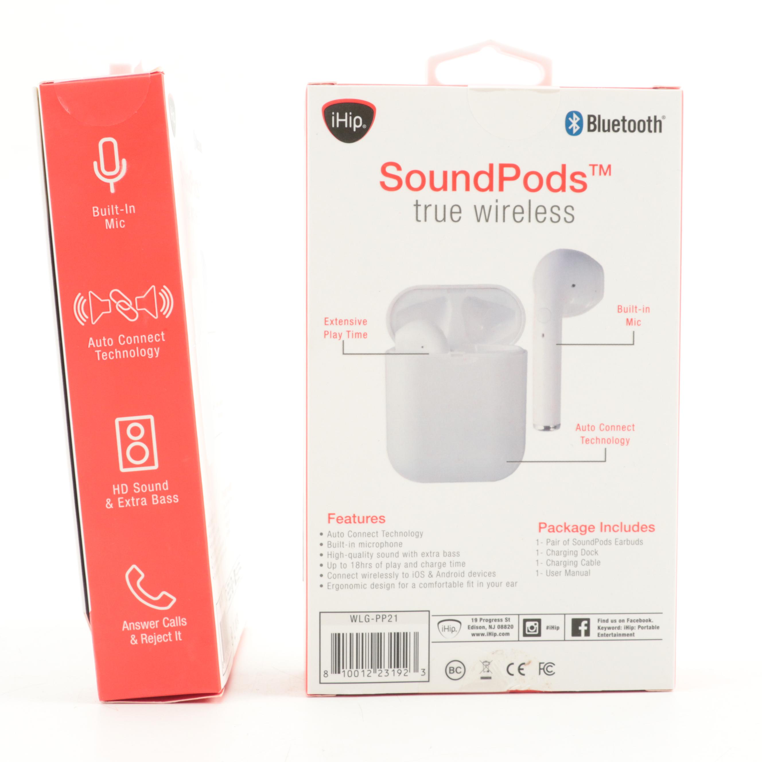 iHip SoundPods True Wireless Earbuds