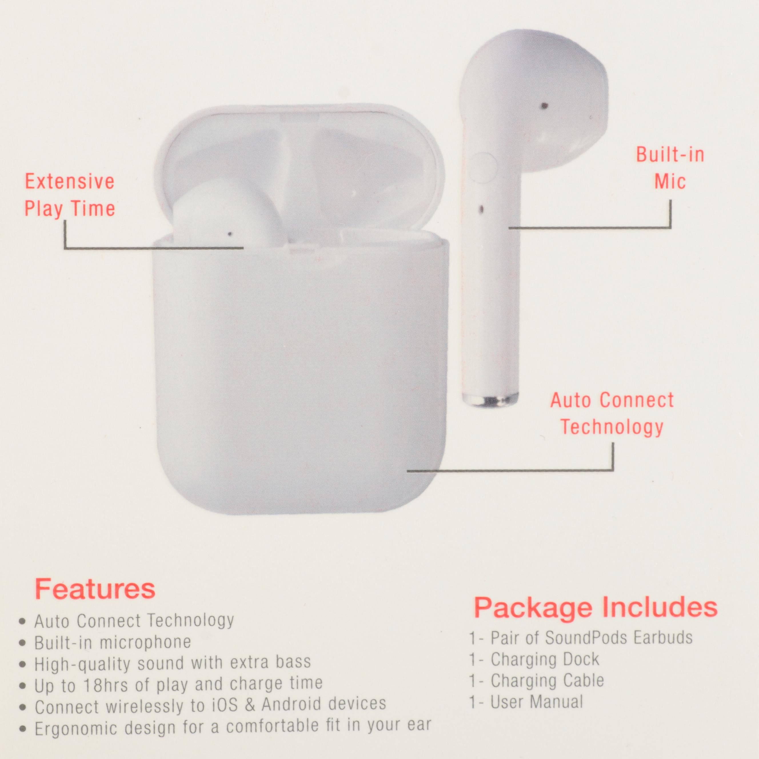 iHip SoundPods True Wireless Earbuds