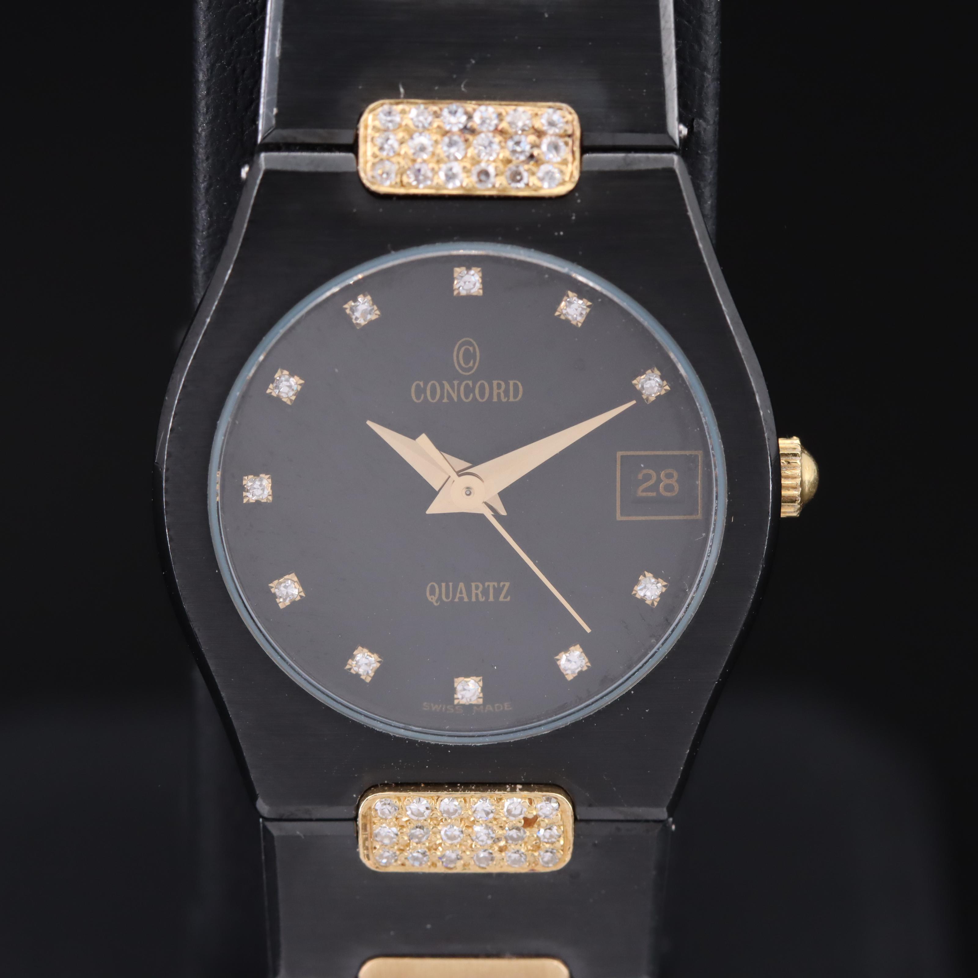 Concord Diamond Quartz Watch