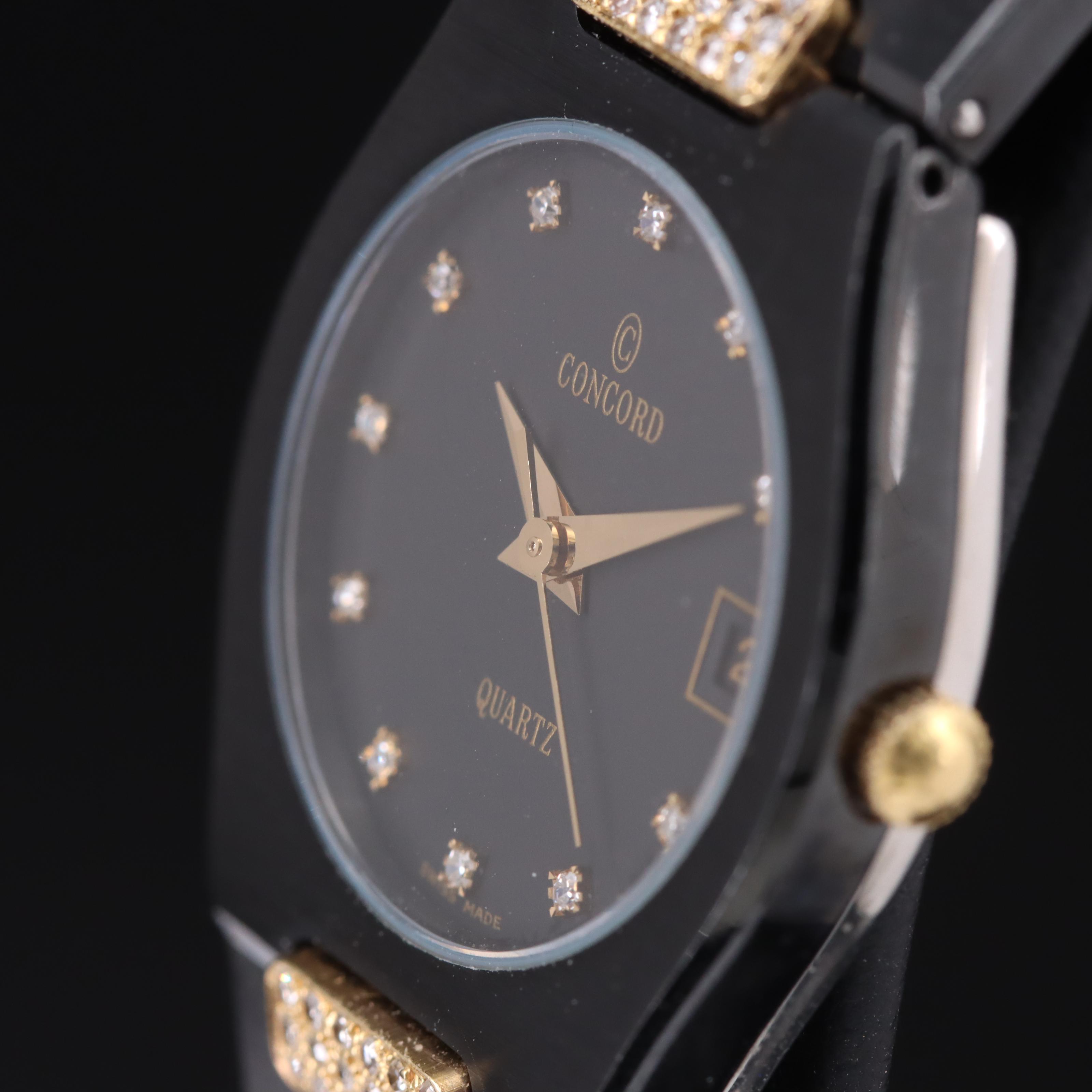 Concord Diamond Quartz Watch